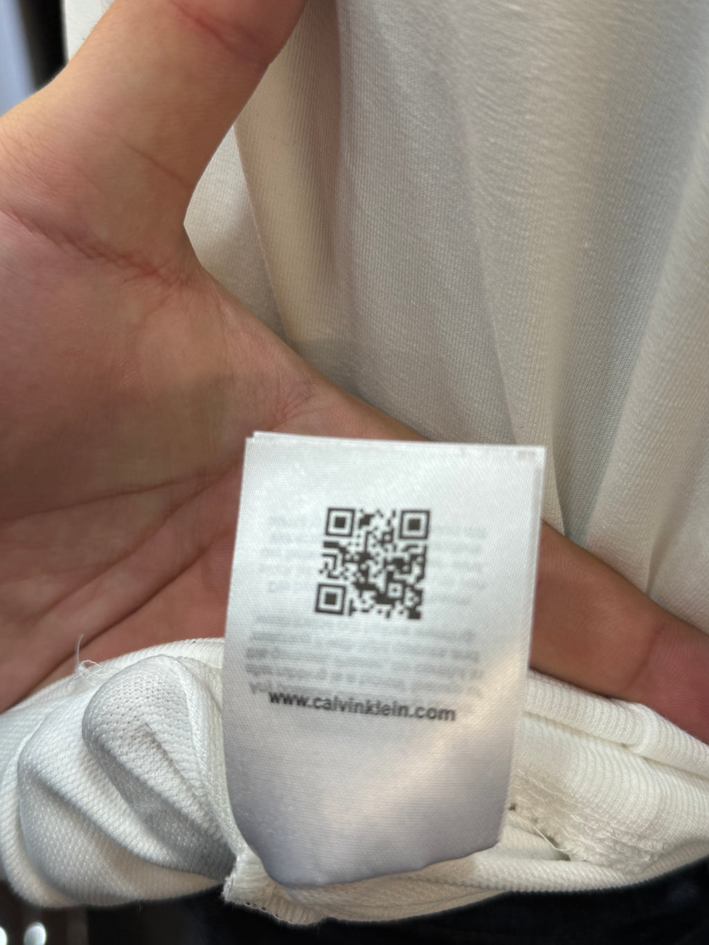 Calvin Klein Φούτερ λευκό RD873