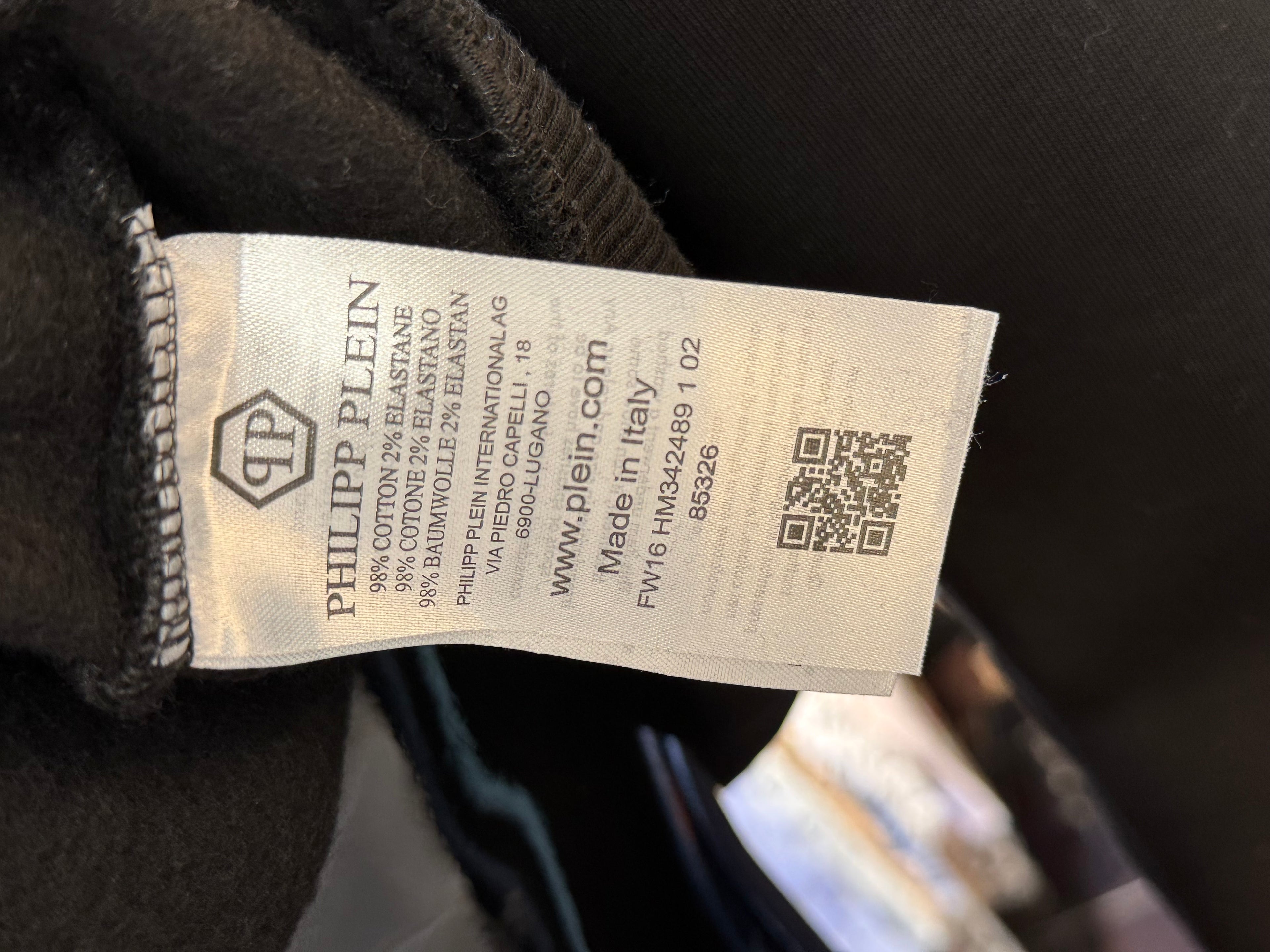 PHILIPP PLEIN Φούτερ μαύρο RR 725