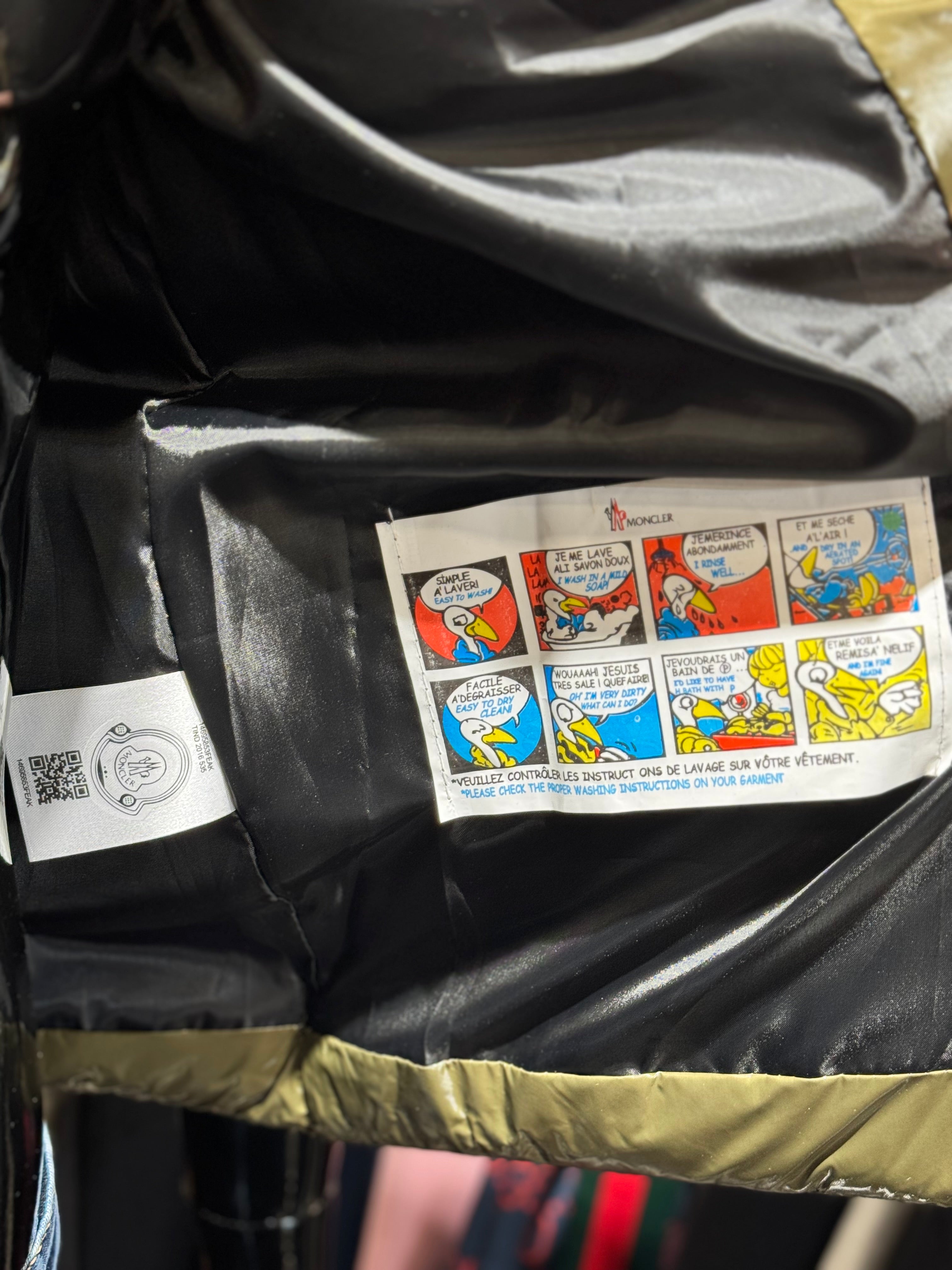 MONCLER GLOSSY HAKI V-39