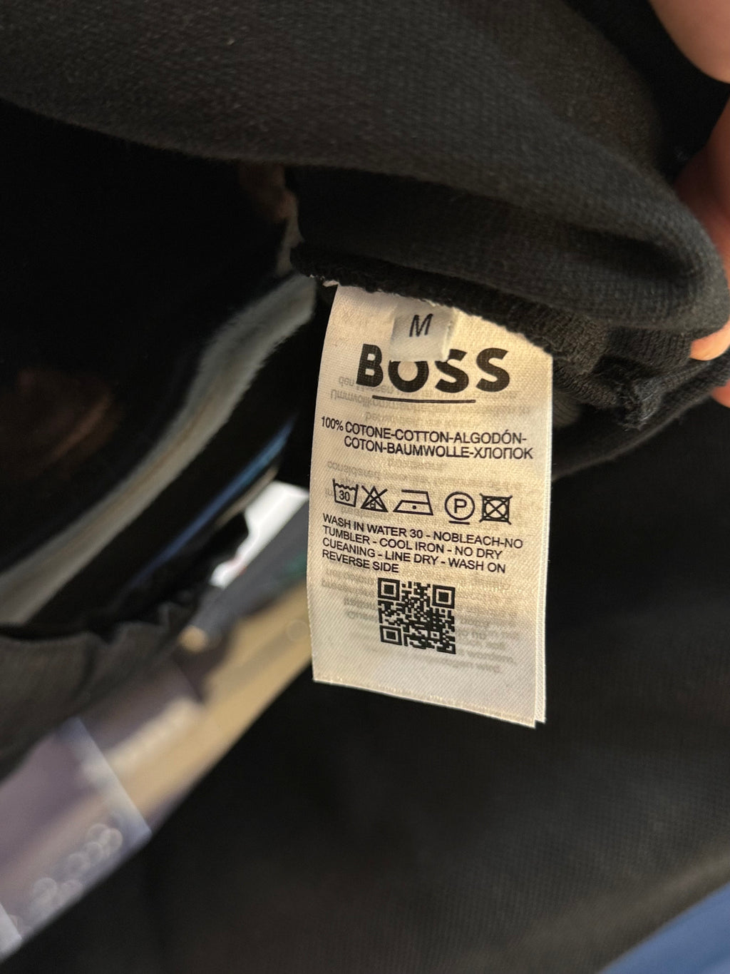 BOSS zipper μαύρο WIJ 38