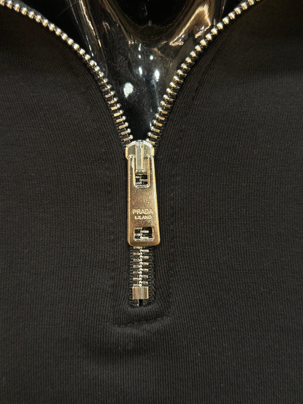PRADA zipper μαύρο WIJ 37