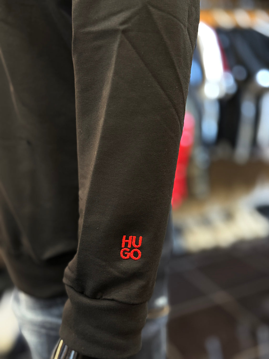 HUGO Φούτερ μαύρο RD892