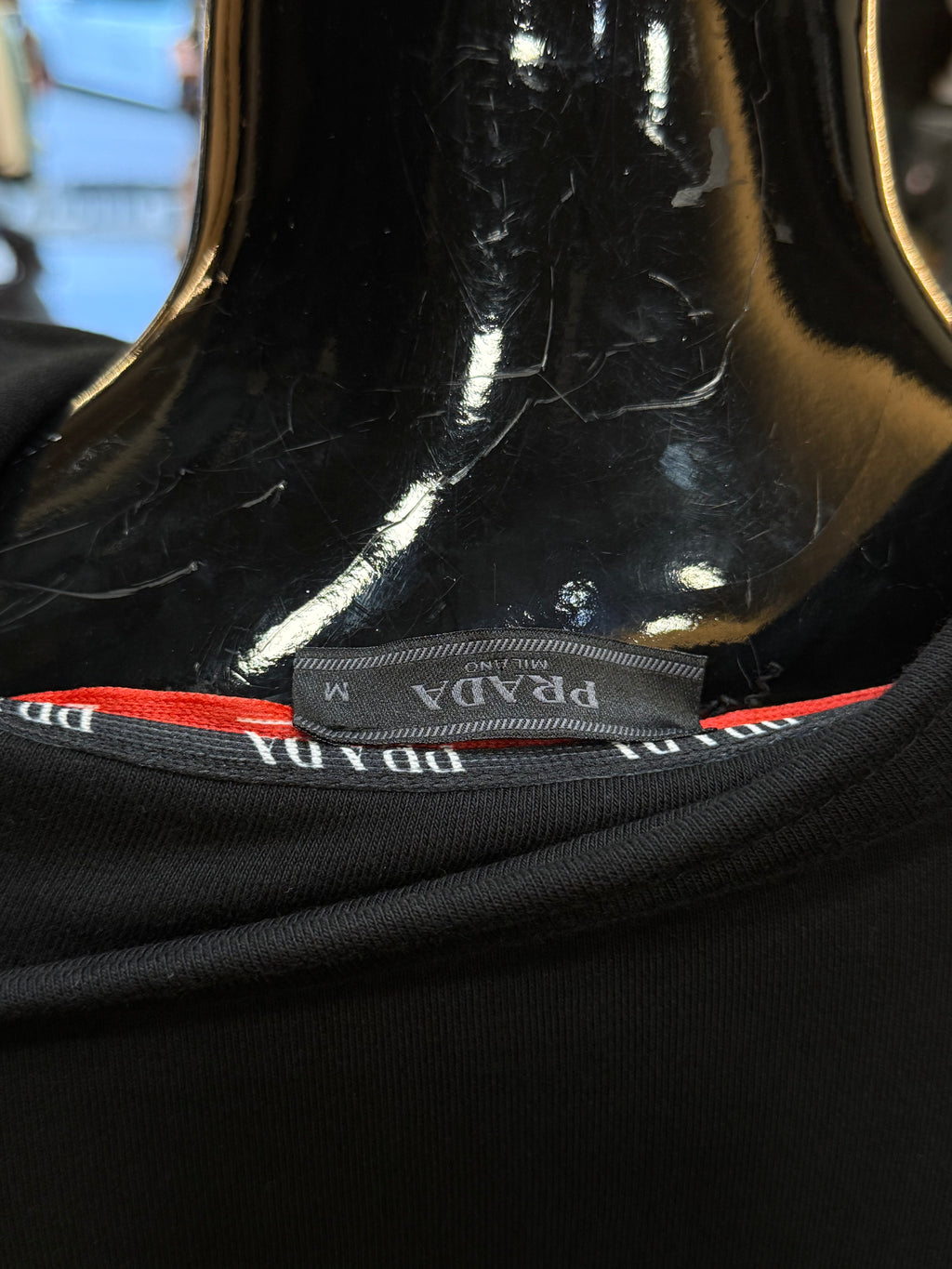 PRADA zipper μαύρο WIJ 37