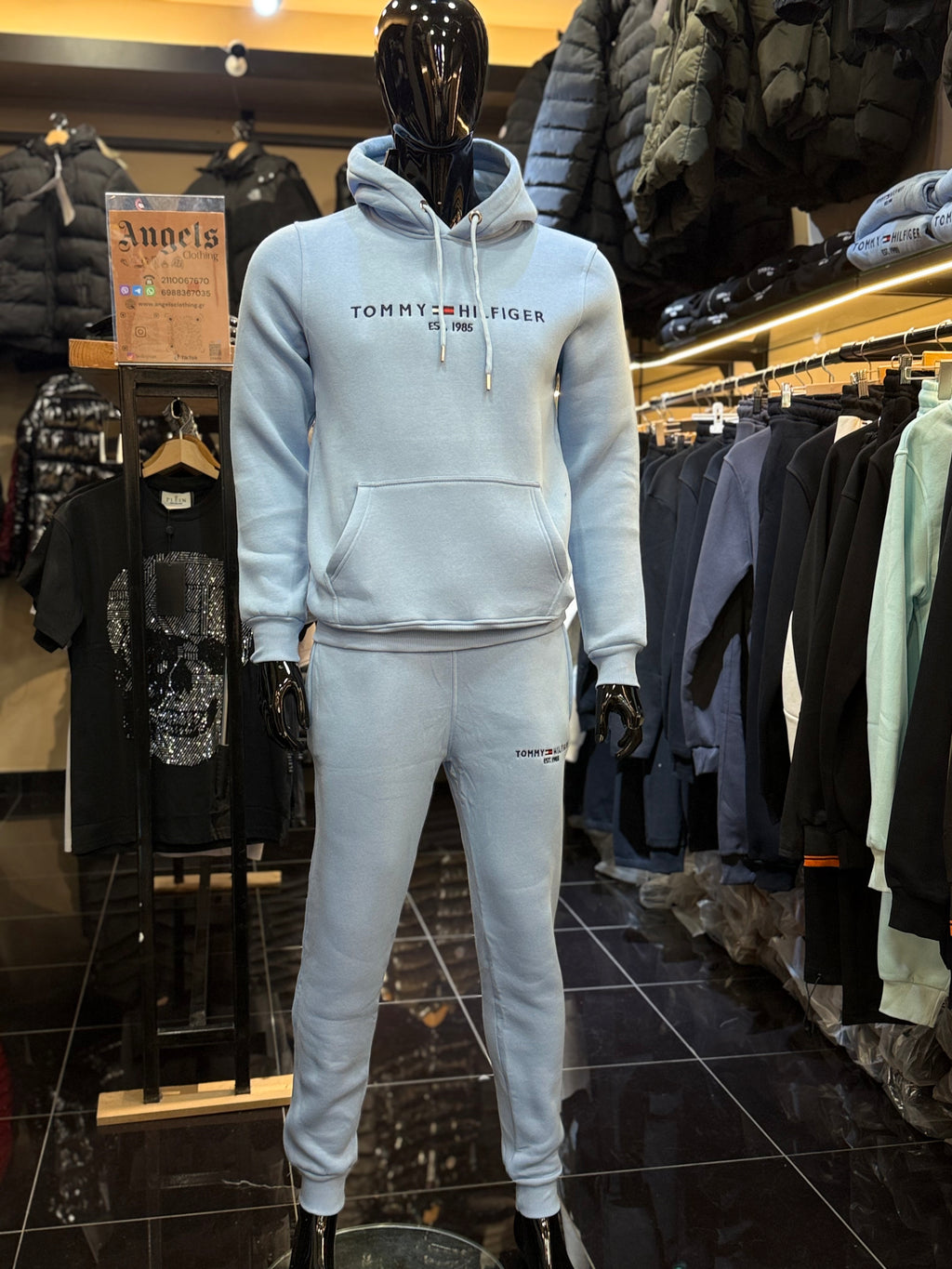 TOMMY HILFIGER track suit baby blue FG 21