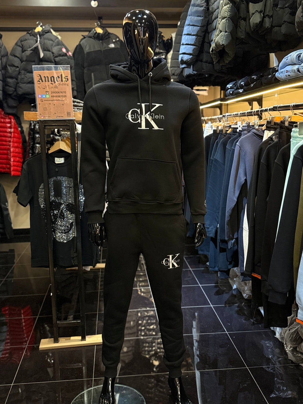 Calvin Klein track suit μαύρο FG 26