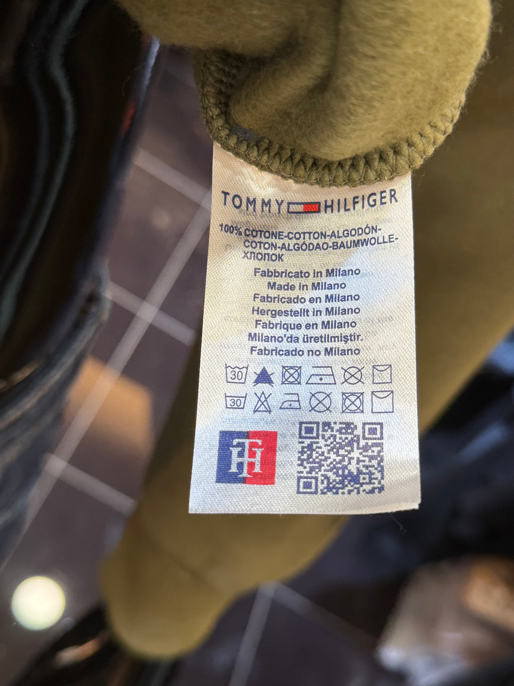 TOMMY HILFIGER  Φούτερ χακί RR 711