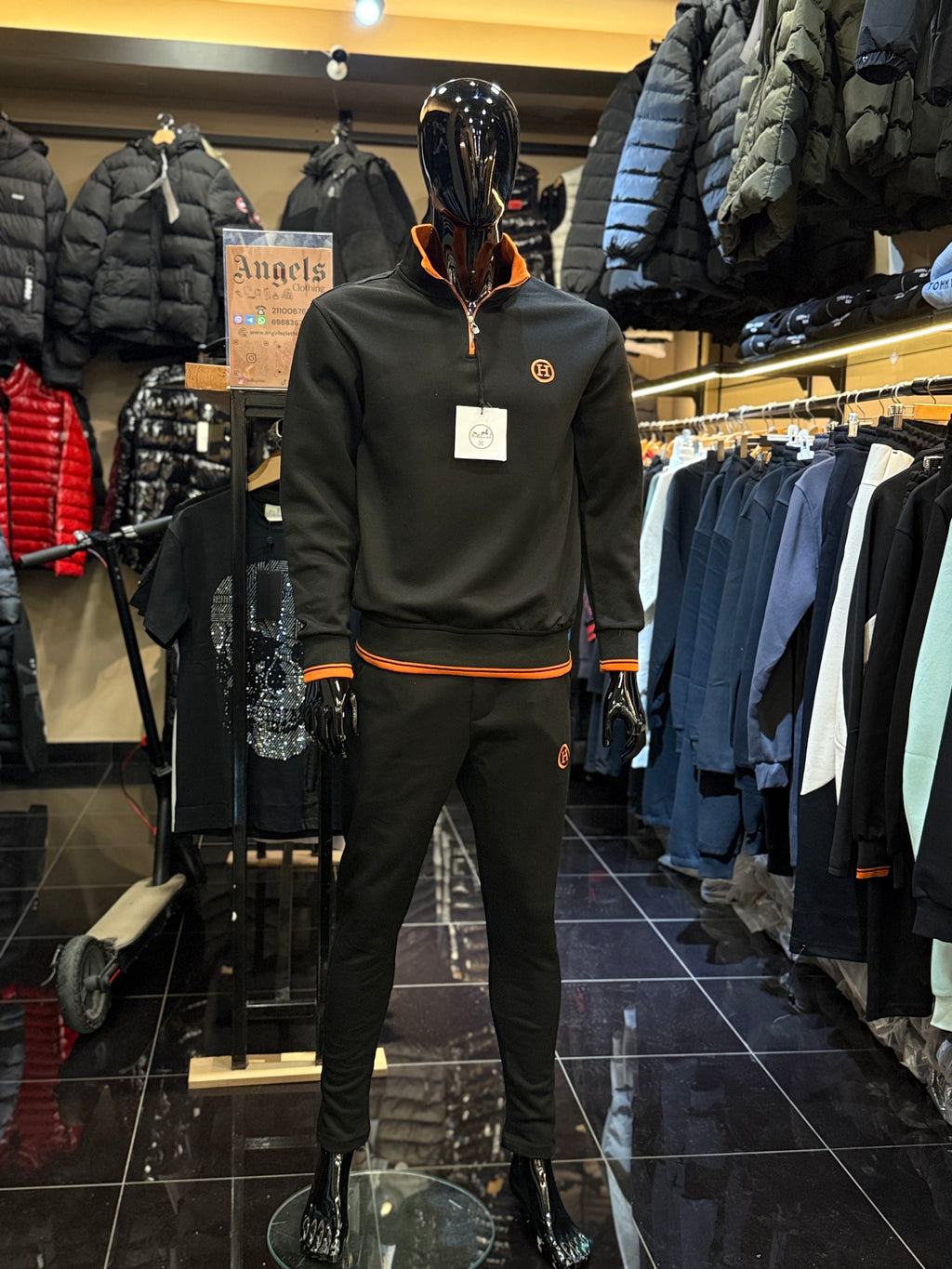 HERMES track suit μαύρο FG 20