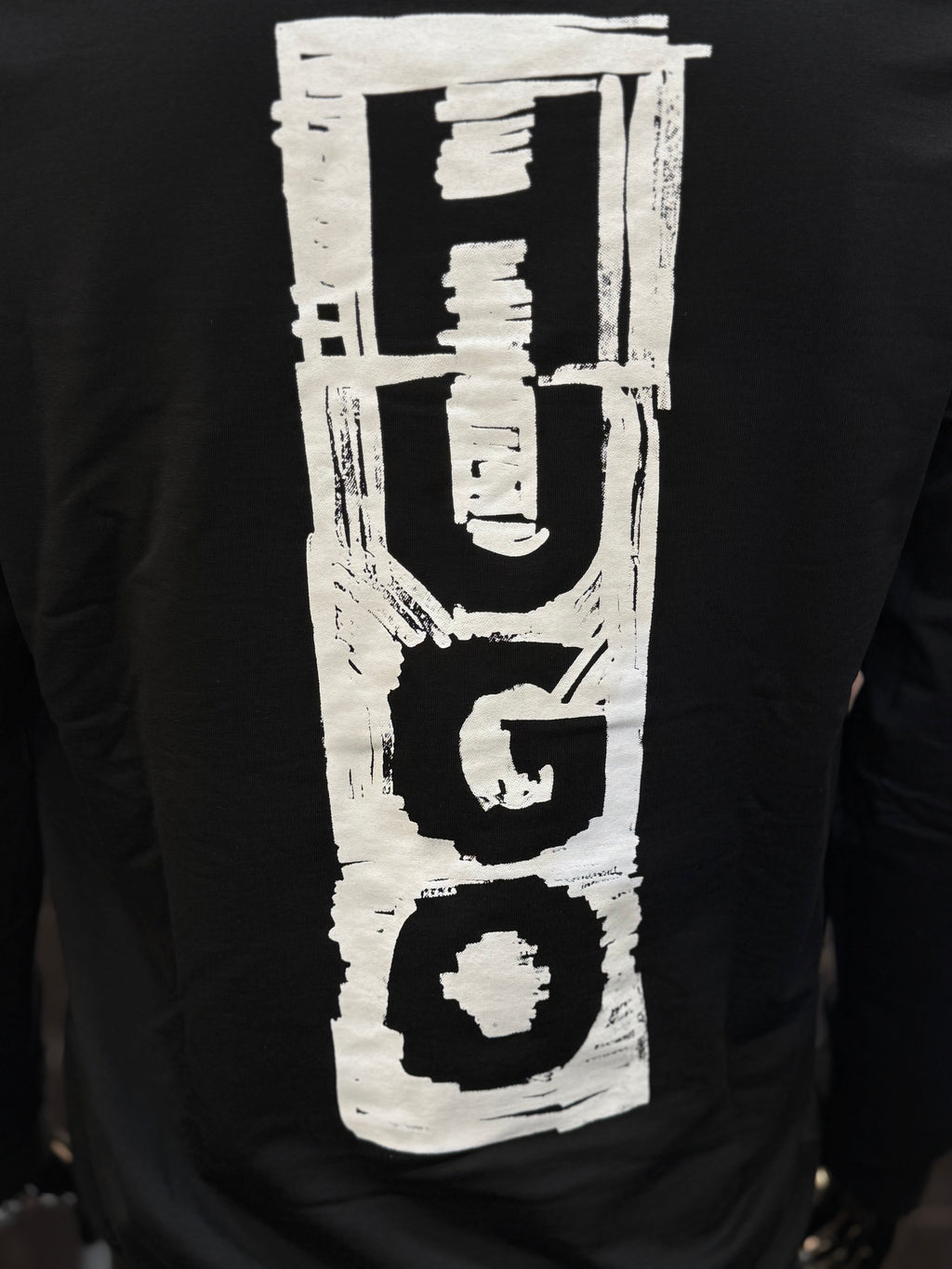 HUGO Φούτερ μαύρο RD892