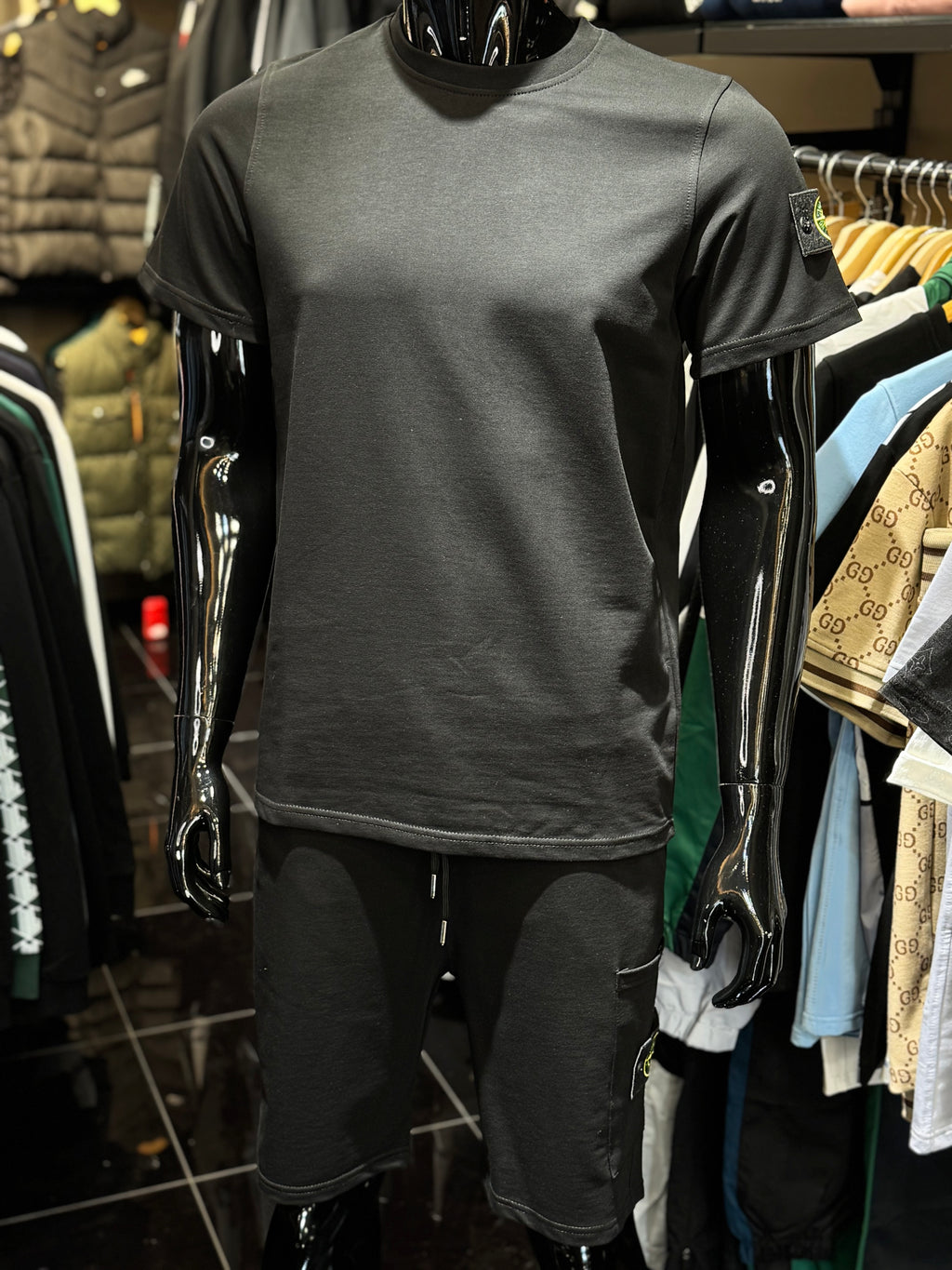 STONE ISLAND SET ΜΑΥΡΟ  Ζ-030