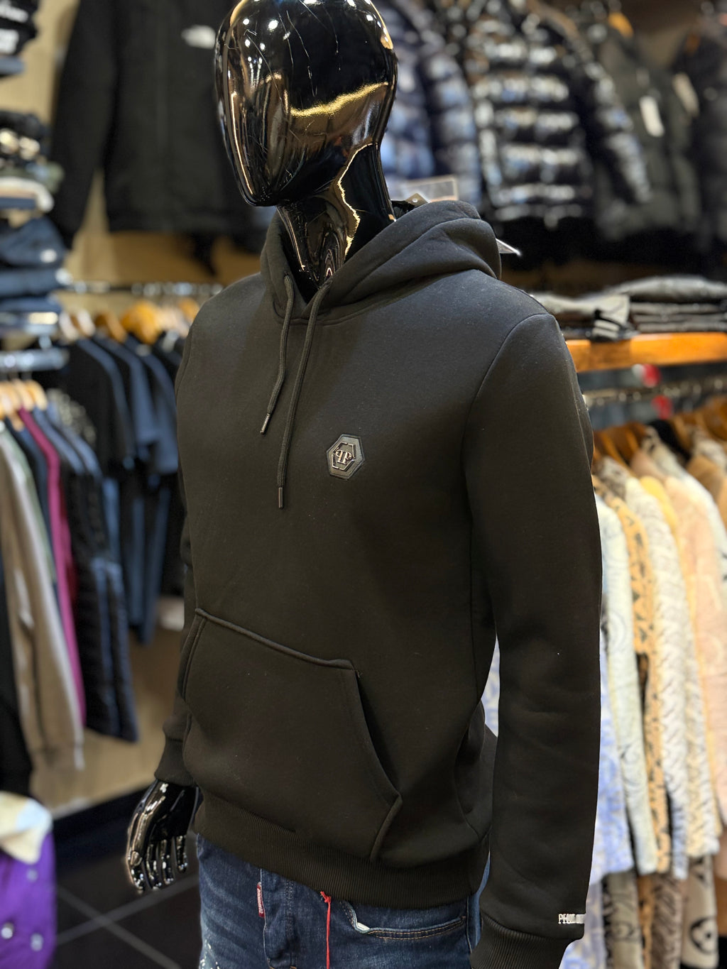 PHILIPP PLEIN Φούτερ μαύρο RR 725