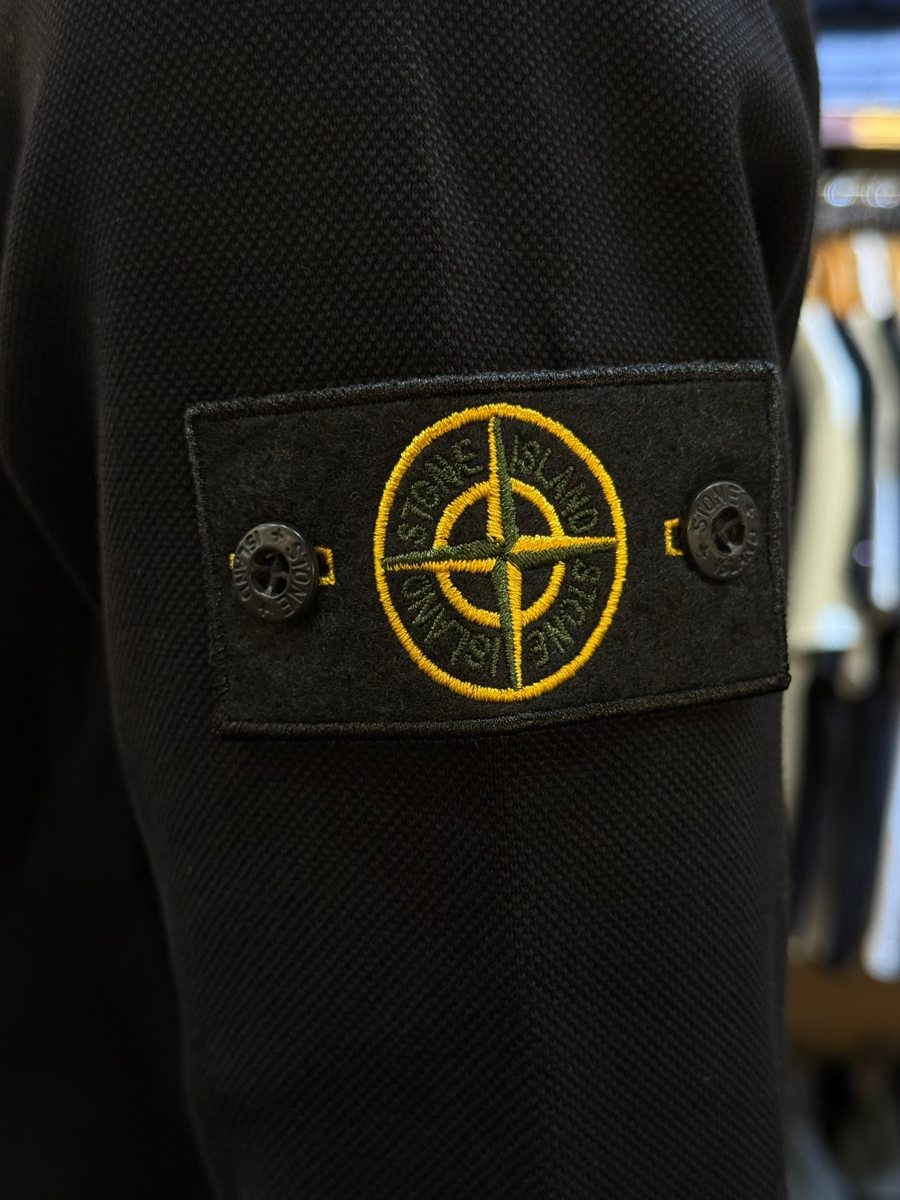 STONE ISLAND zipper μαύρο WIJ 39