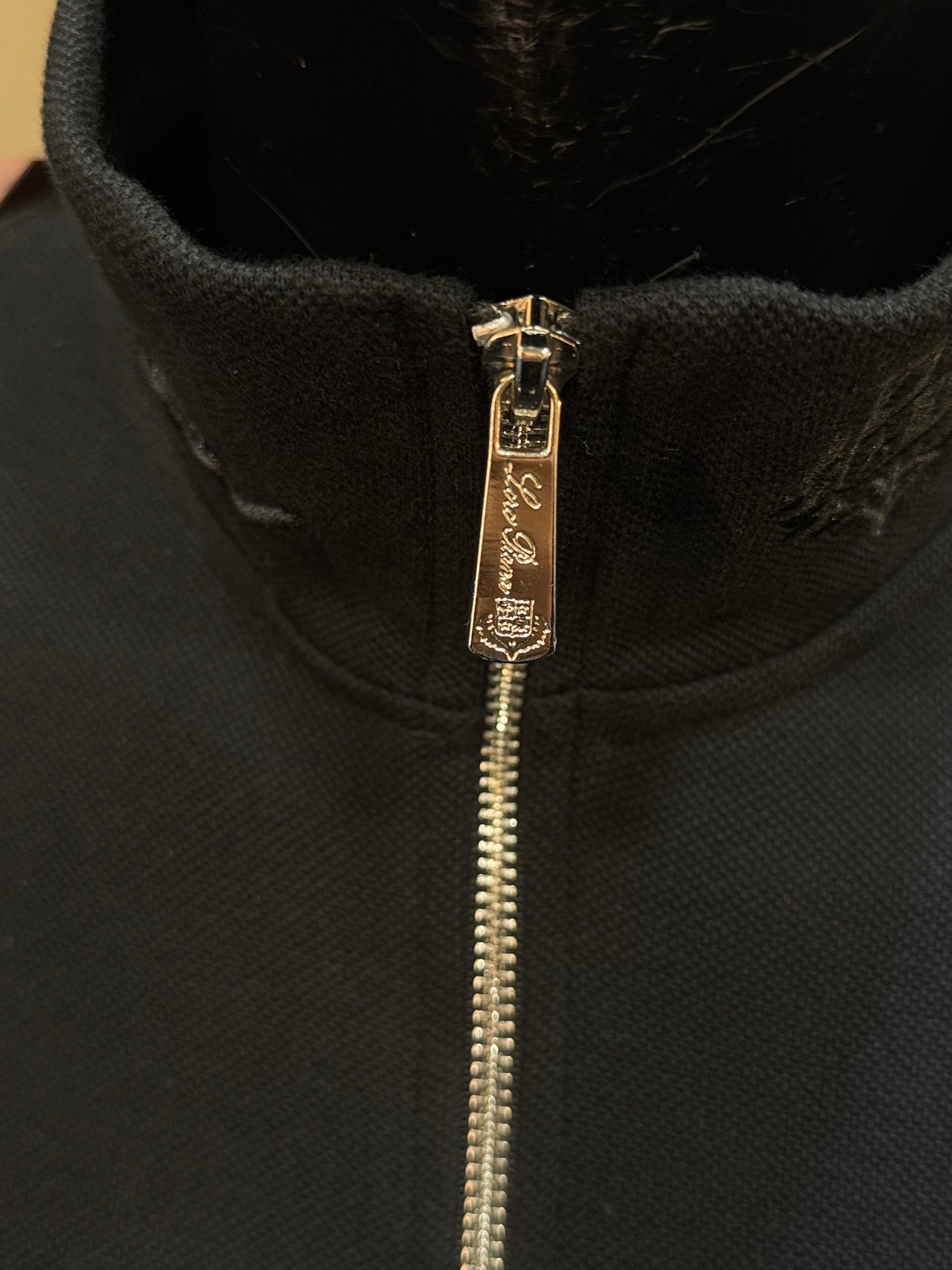 LORO PIANA zipper μαύρο  WIJ 201