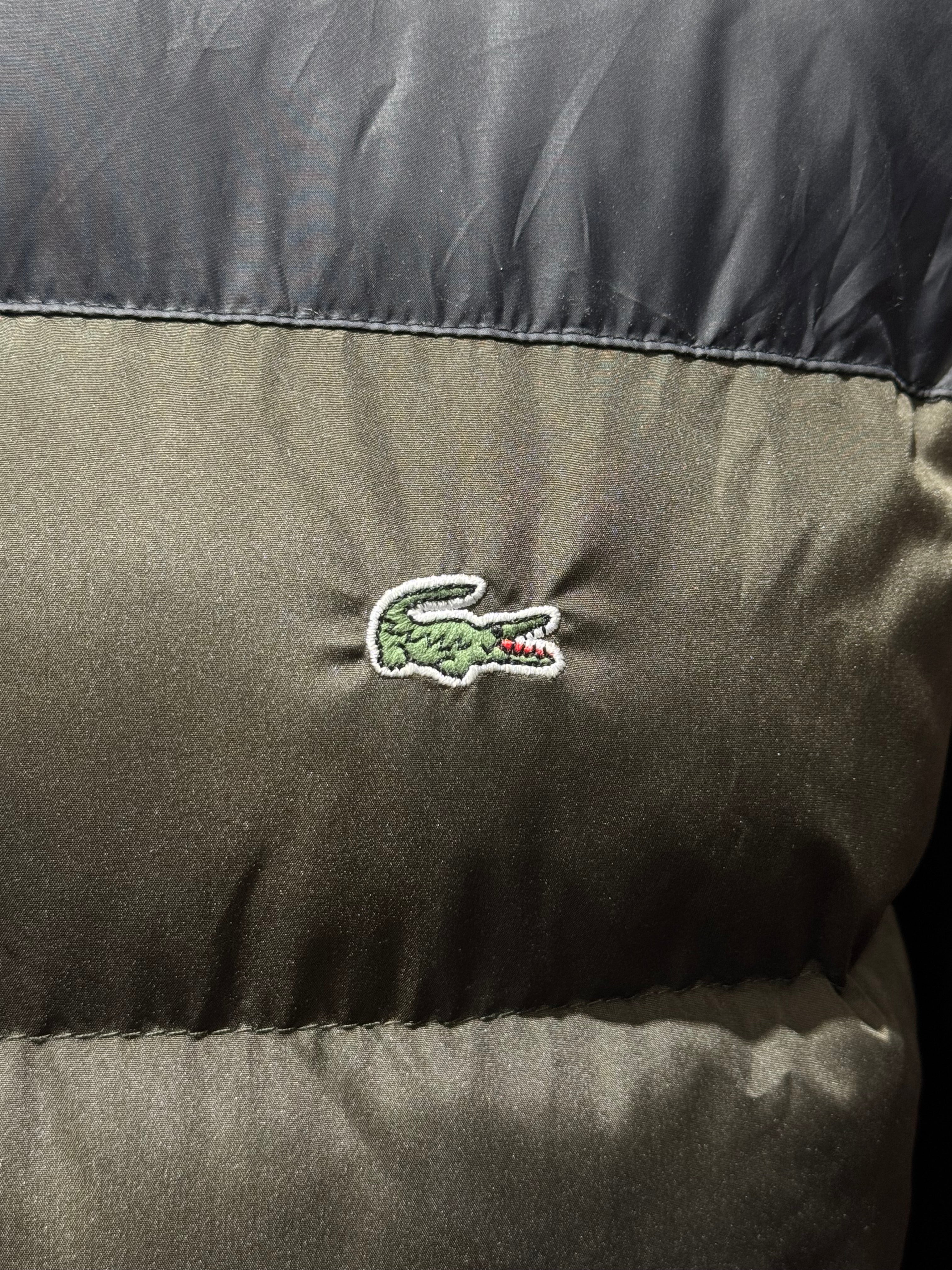 LACOSTE VEST BLACK HAKI D-84