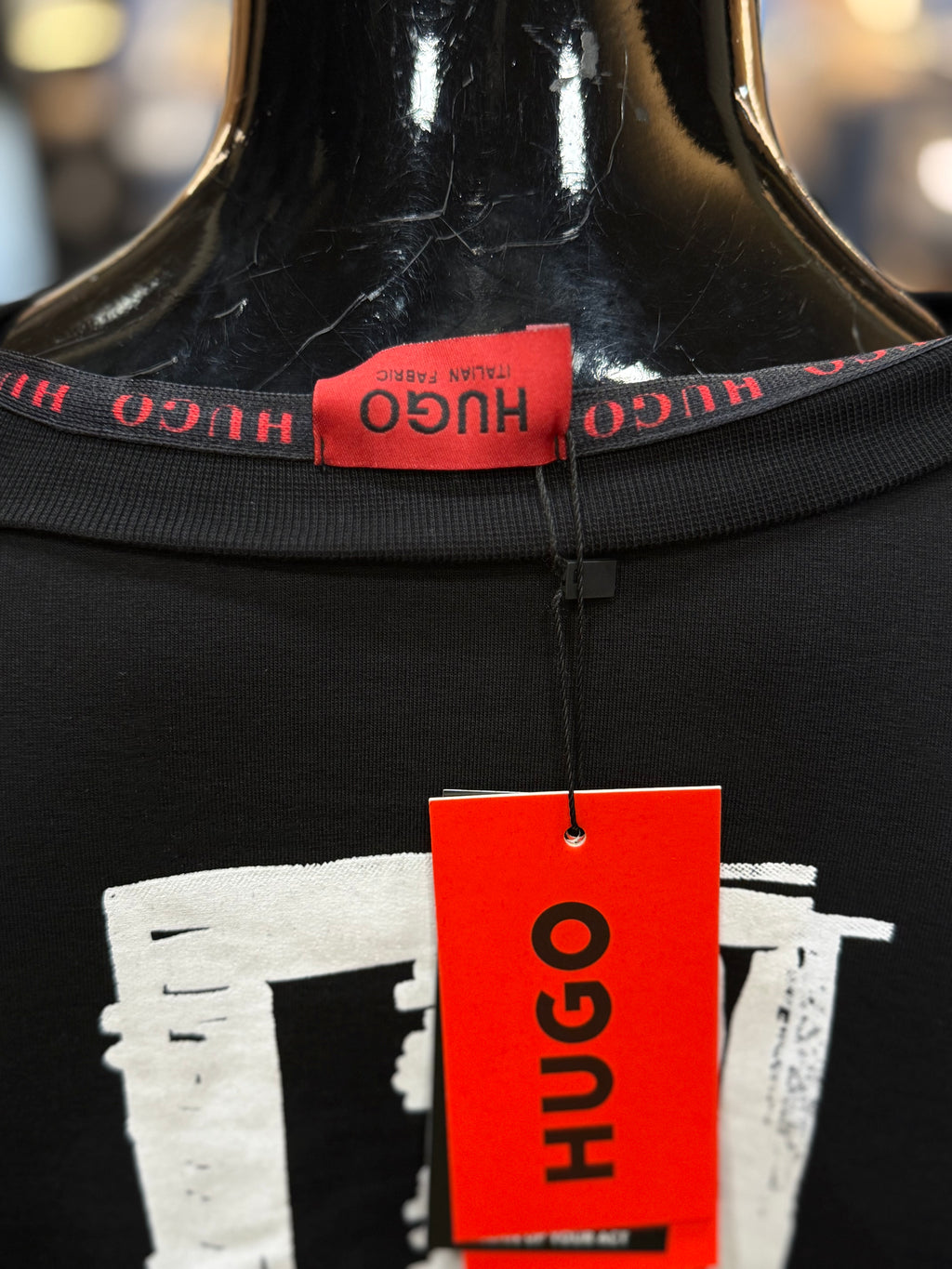 HUGO Φούτερ μαύρο RD892