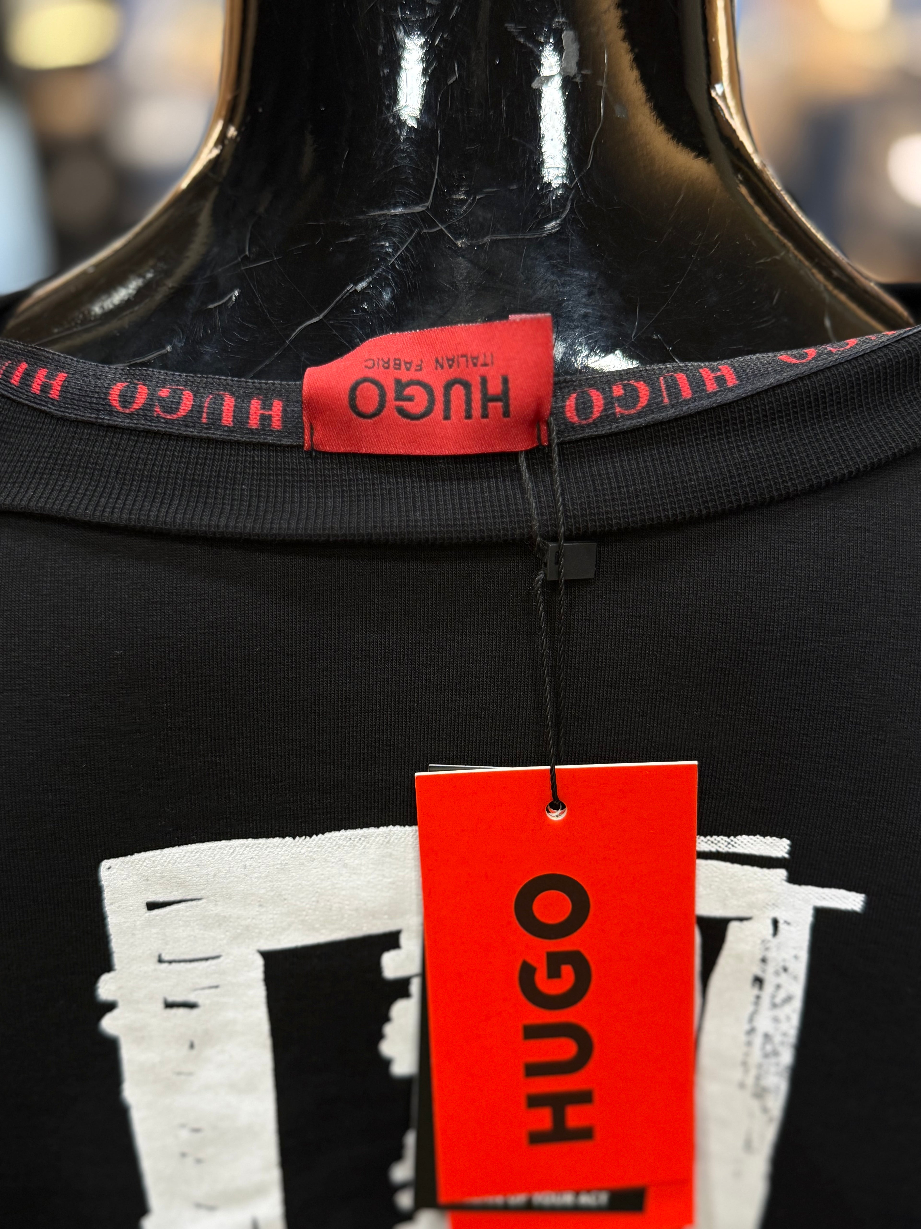 HUGO Φούτερ μαύρο RD892