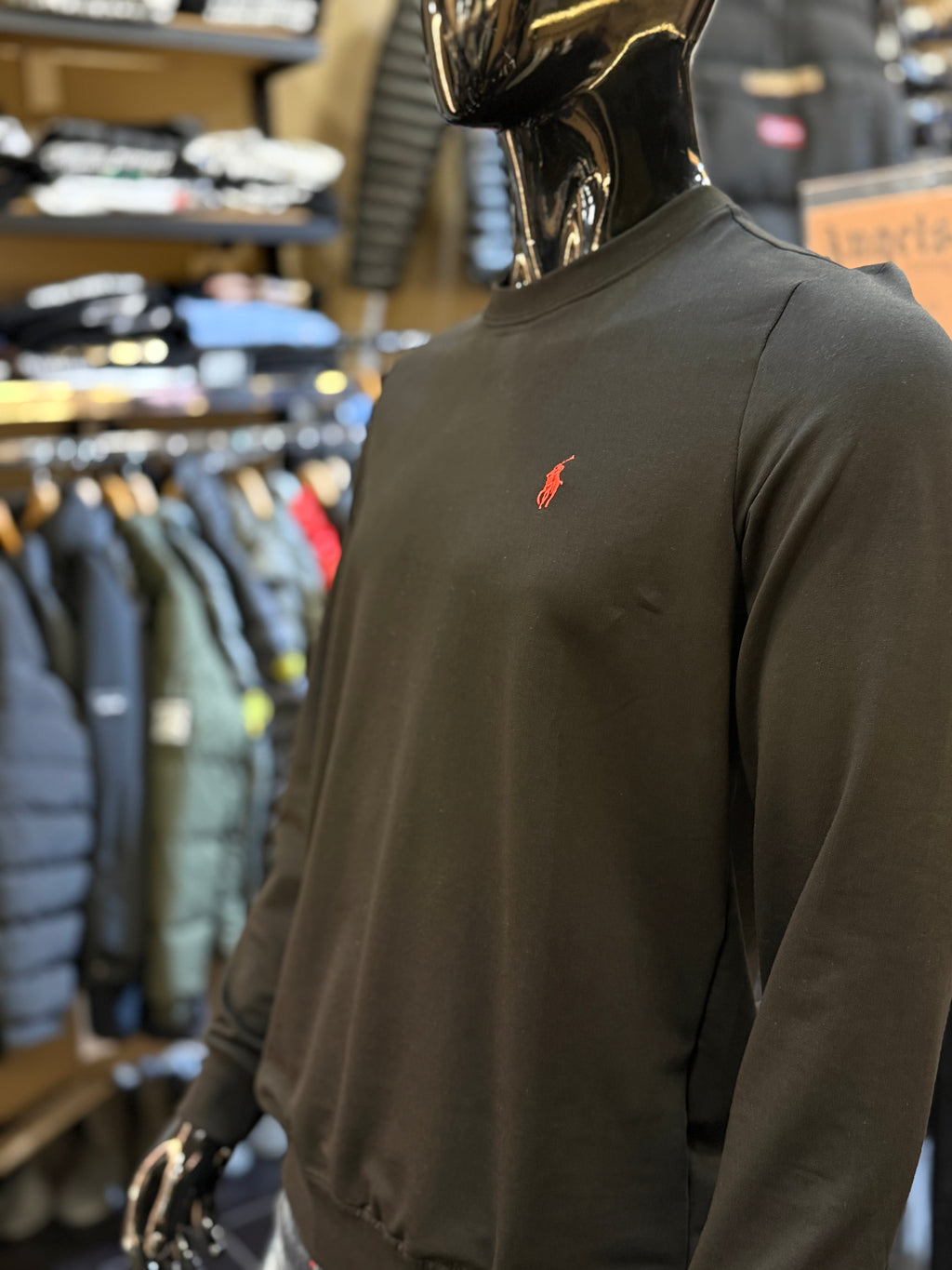 Polo Φούτερ μαύρο  RD881