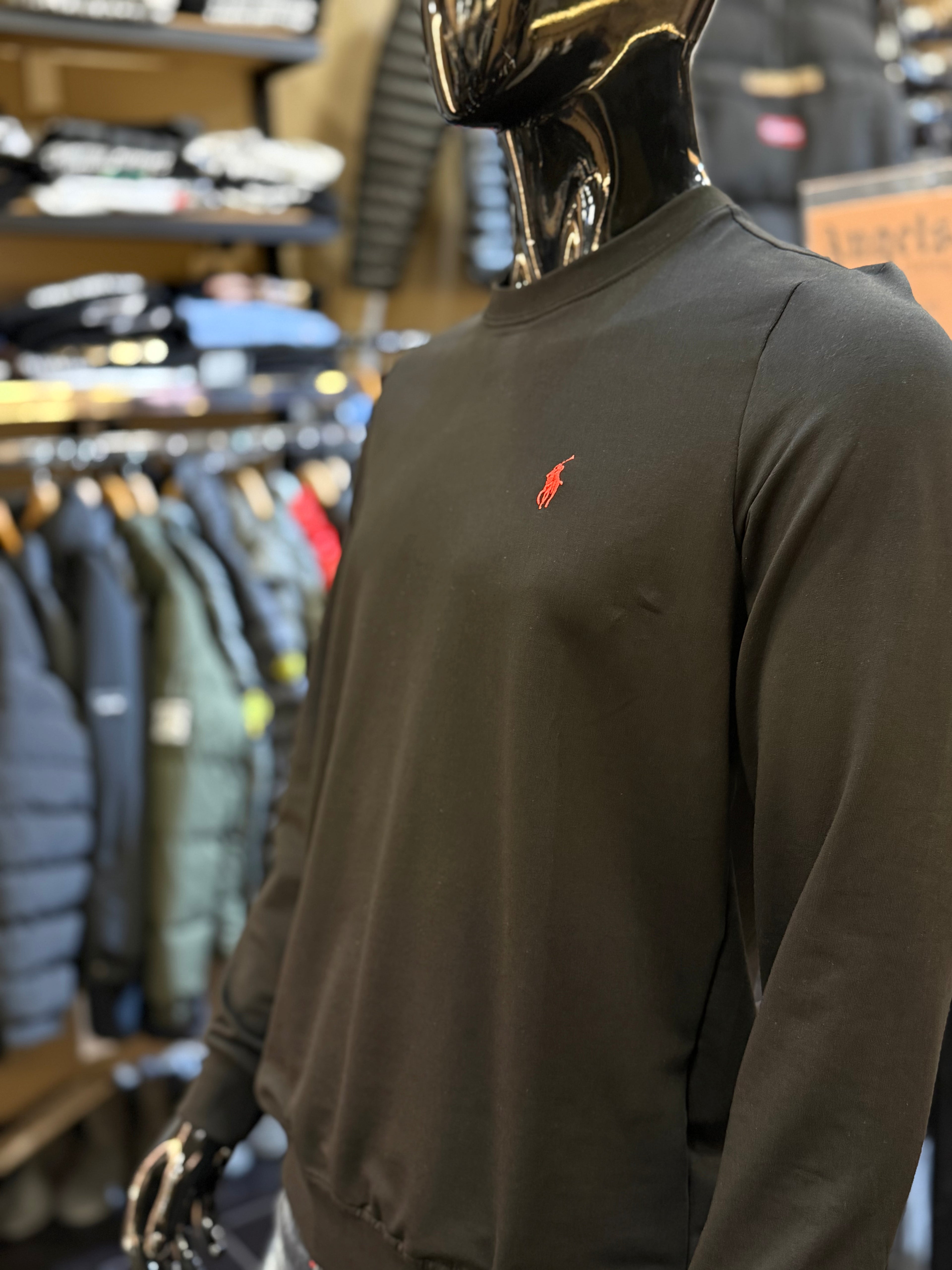 Polo Φούτερ μαύρο  RD881