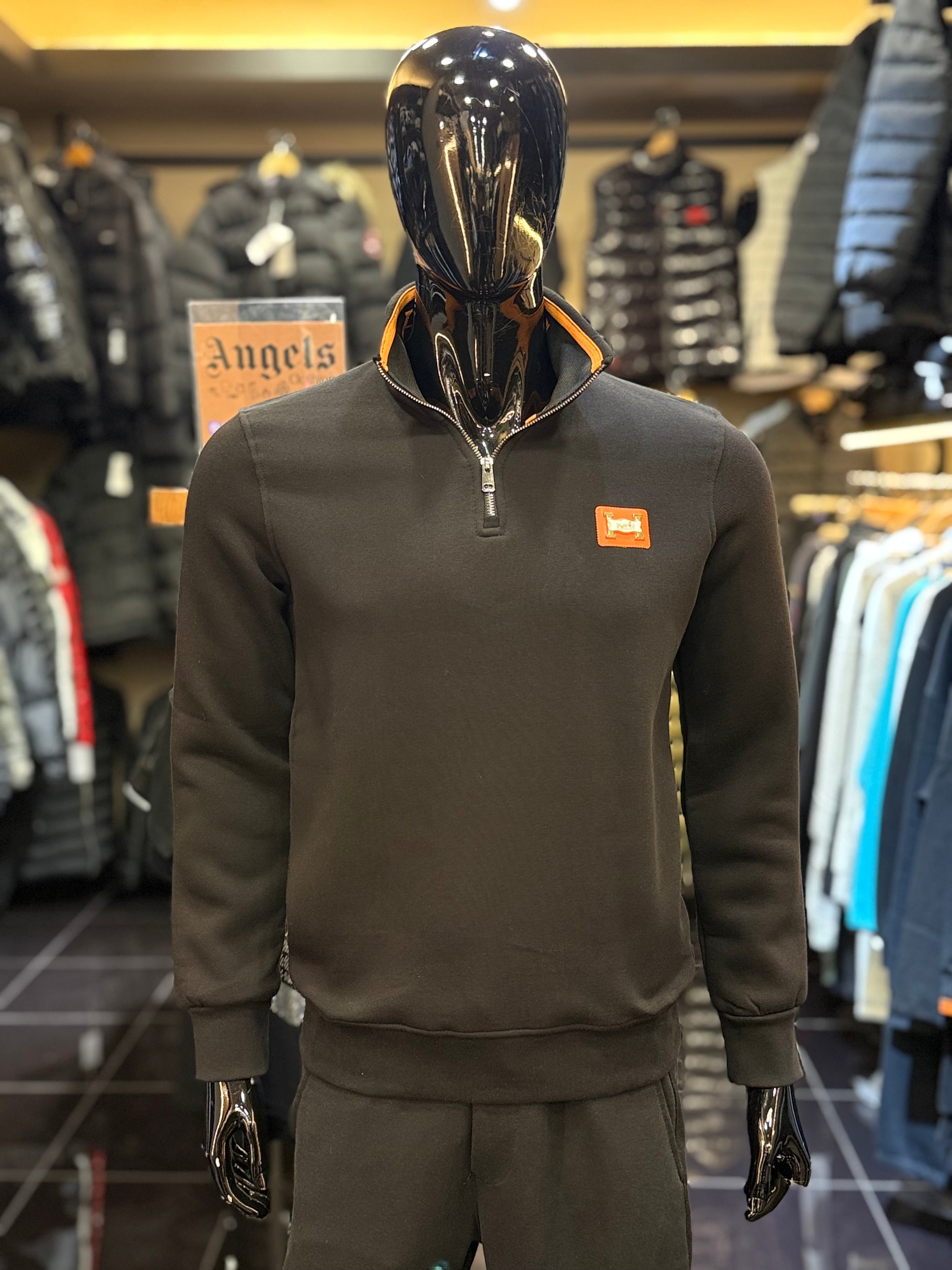 HERMES zipper μαύρο WIJ 33