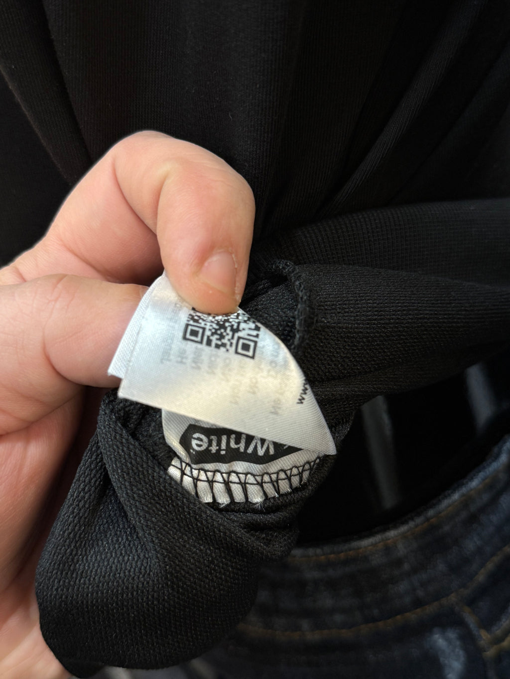 Off White Φούτερ μαύρο  RD870