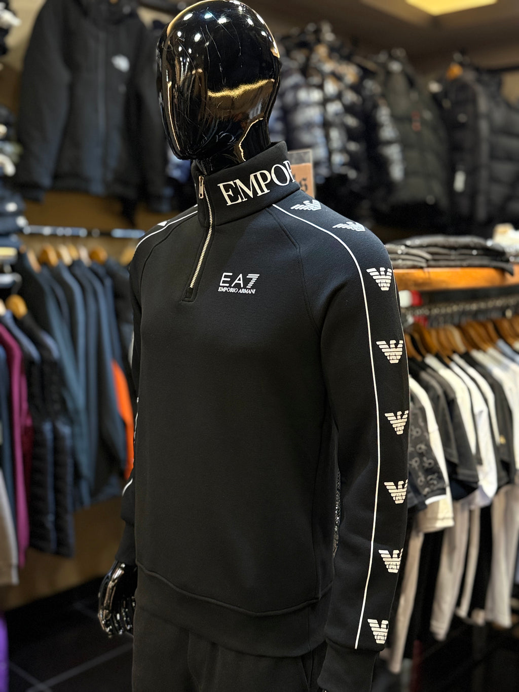 ARMANI zipper μαύρο WIJ 32