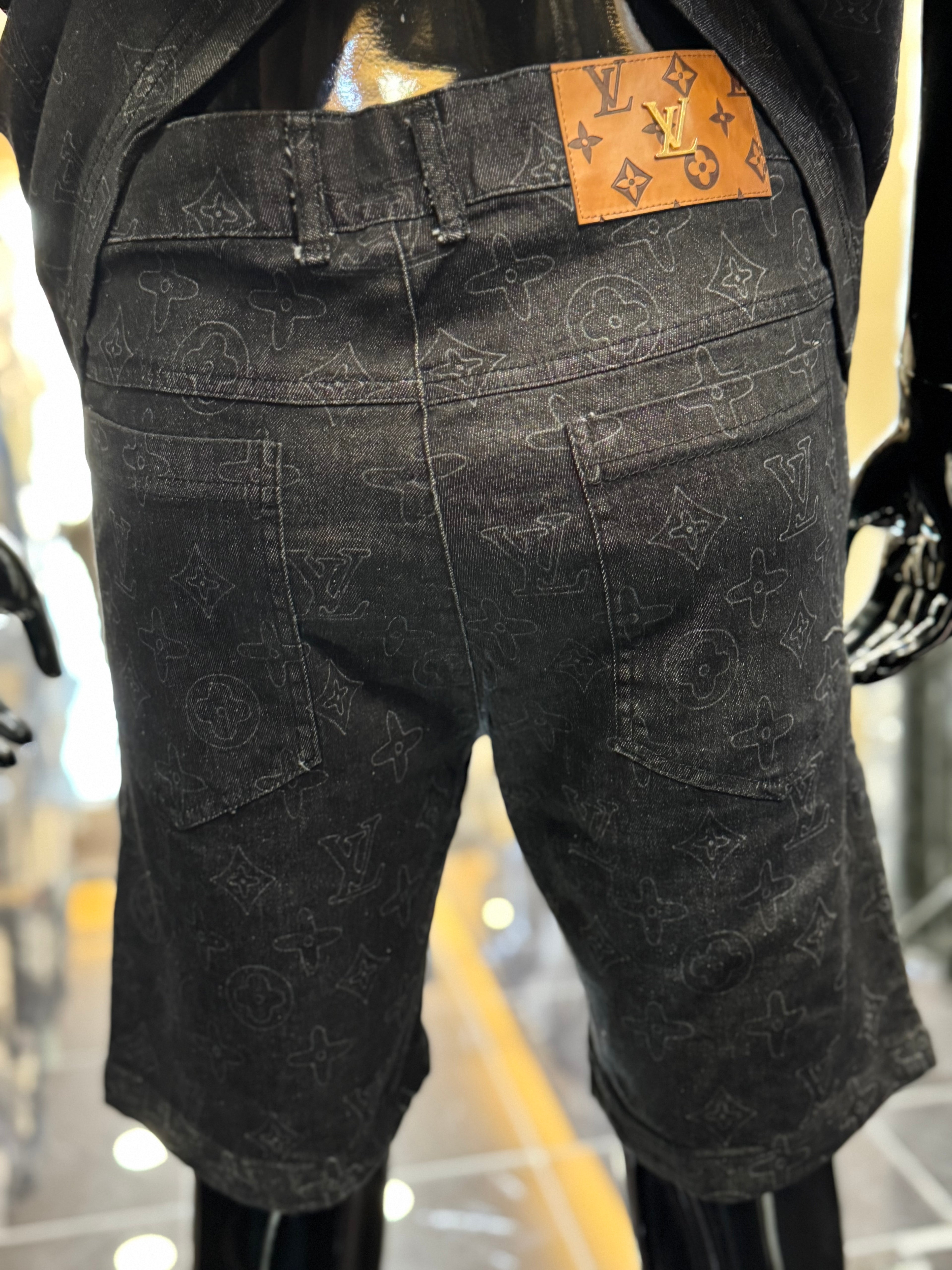 LOUIS VUITTON SET ΣΚΟΥΡΟ JEAN / ΜΑΥΡΟ Ζ-035