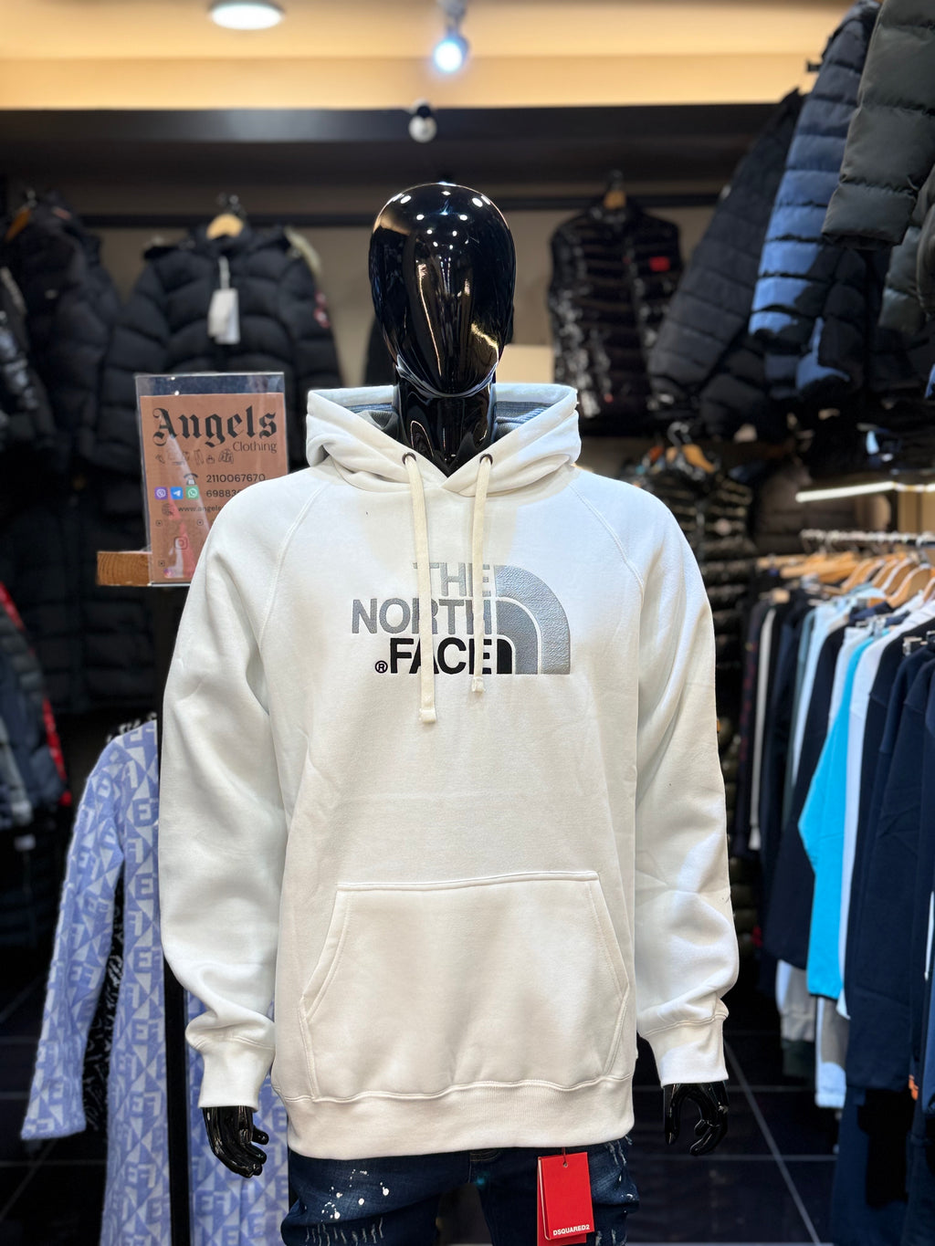 THE NORTH FACE Φούτερ λευκό   RR 717