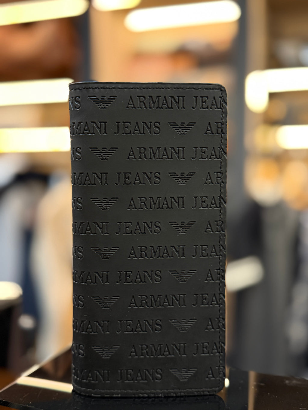 ARMANI πορτοφόλι - κινητό - καρτοθήκη  μαύρο  CVG 99