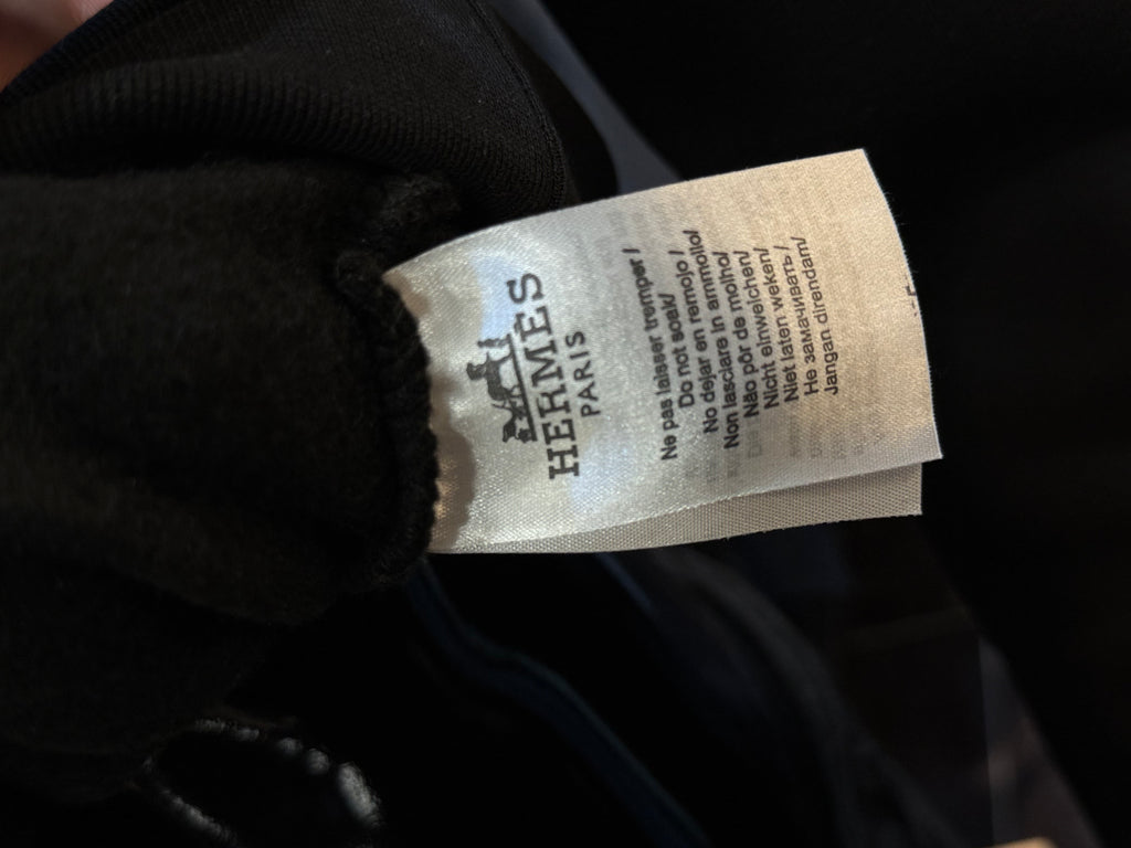 HERMES zipper μαύρο WIJ 33