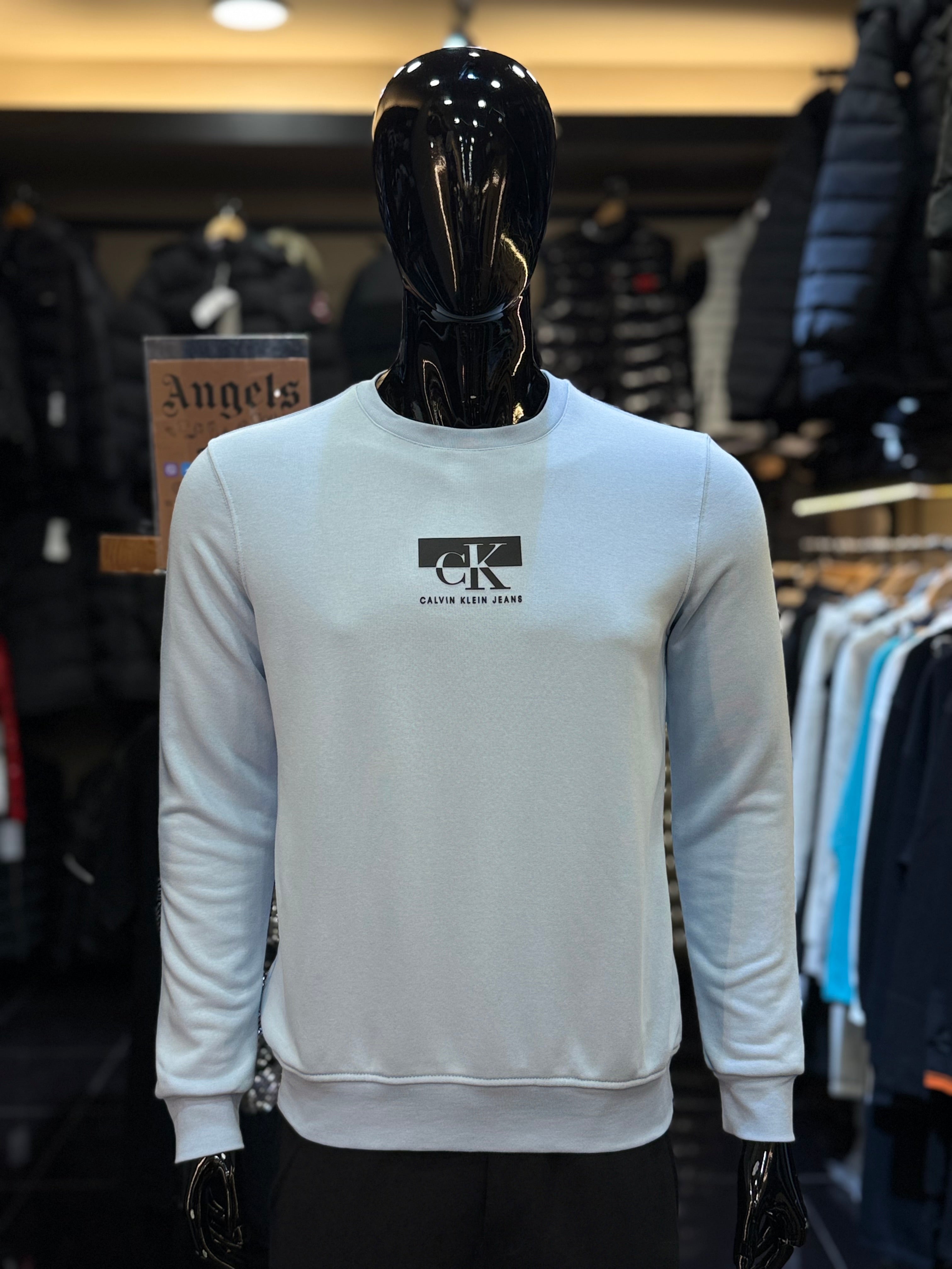 CALVIN KLEIN  Φούτερ baby blue RD891