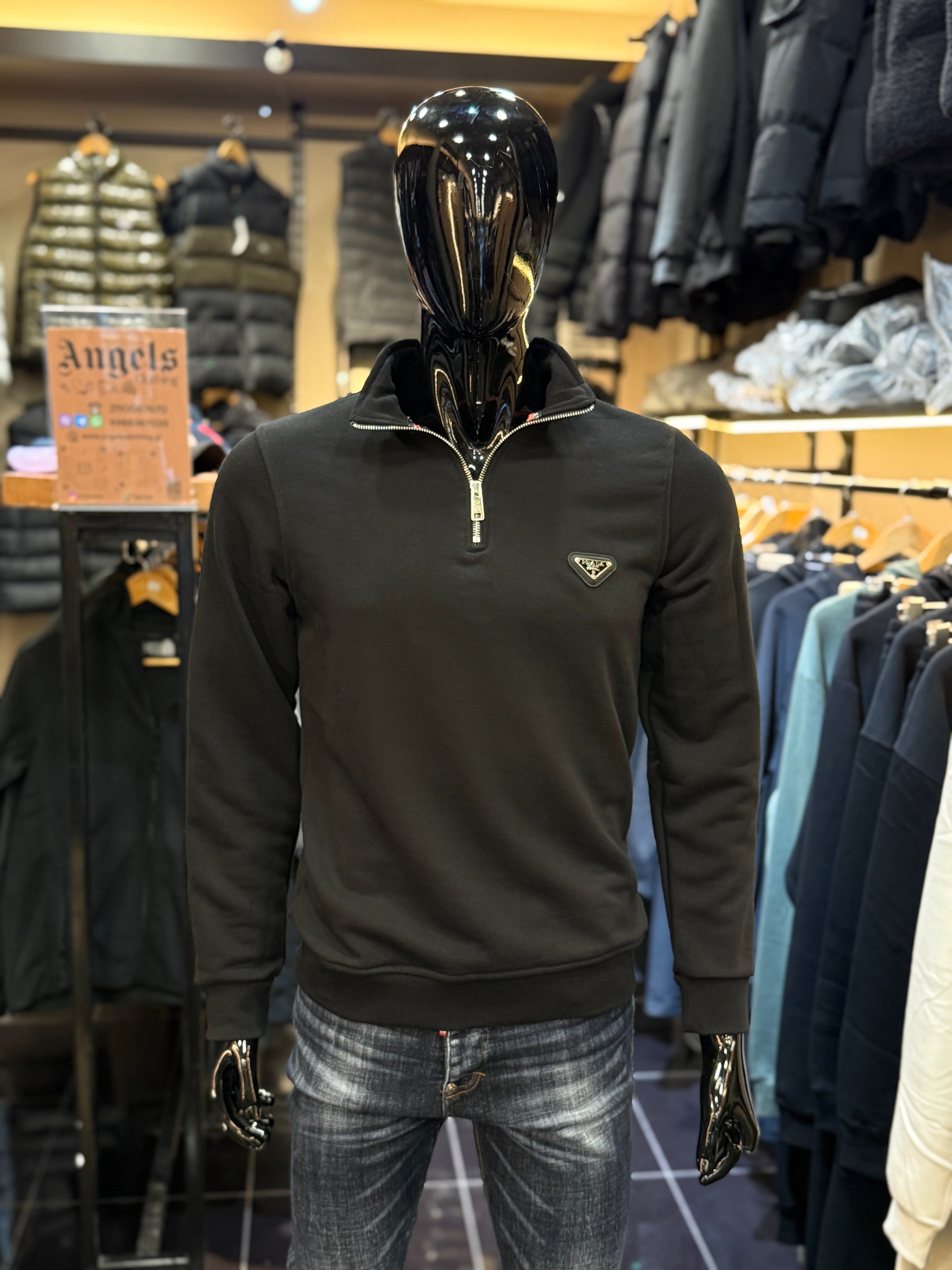 PRADA zipper μαύρο WIJ 37