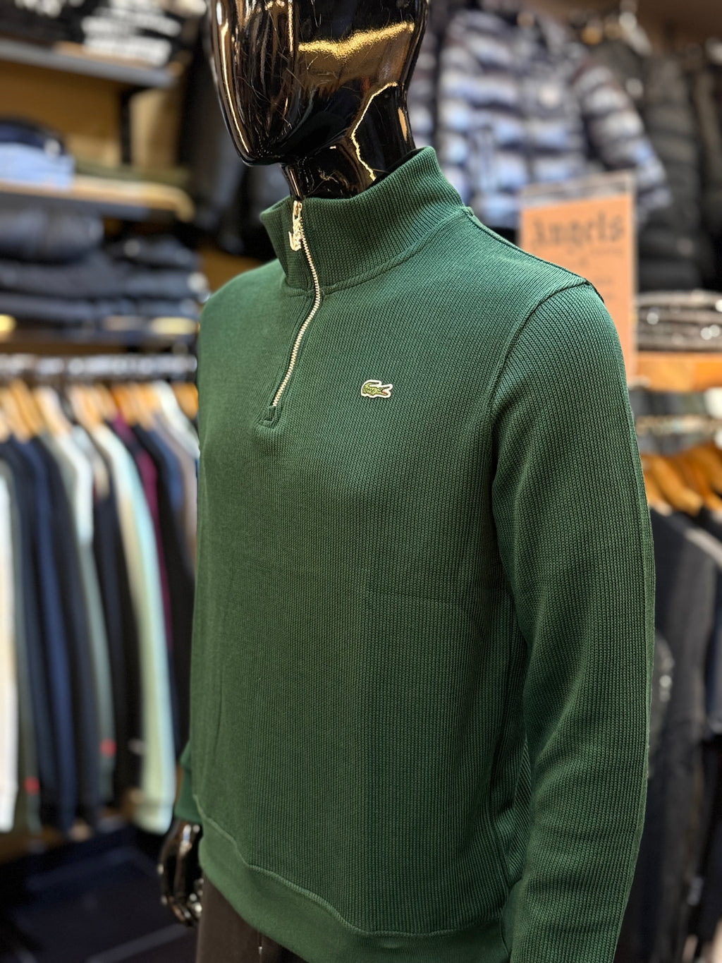 LACOSTE zipper πράσινο WIJ 40