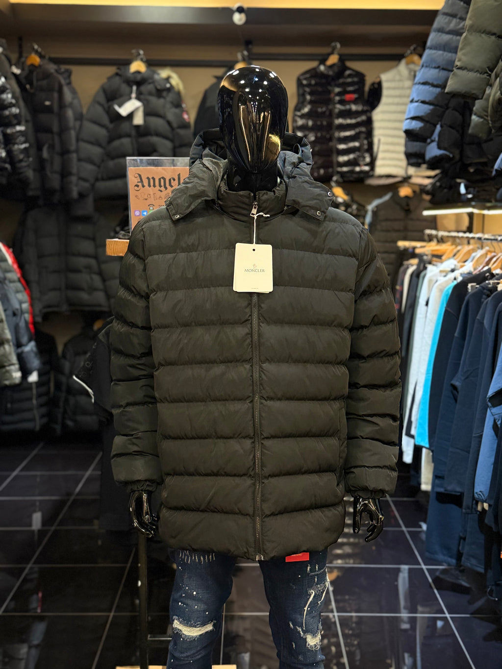 MONCLER μαύρο  PLUS SIZE VJ- 725