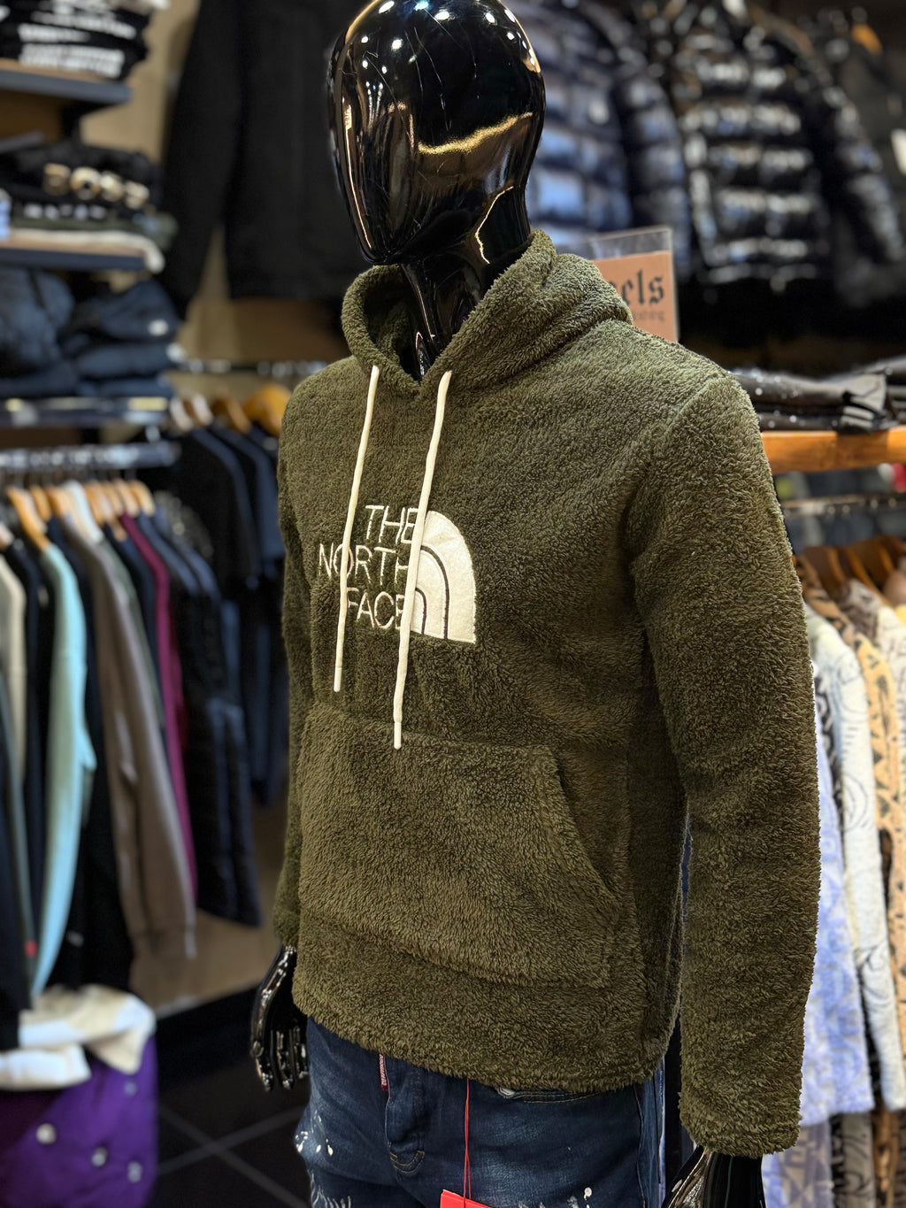 THE NORTH FACE Φούτερ( πρόβατο ) χακί RR 723