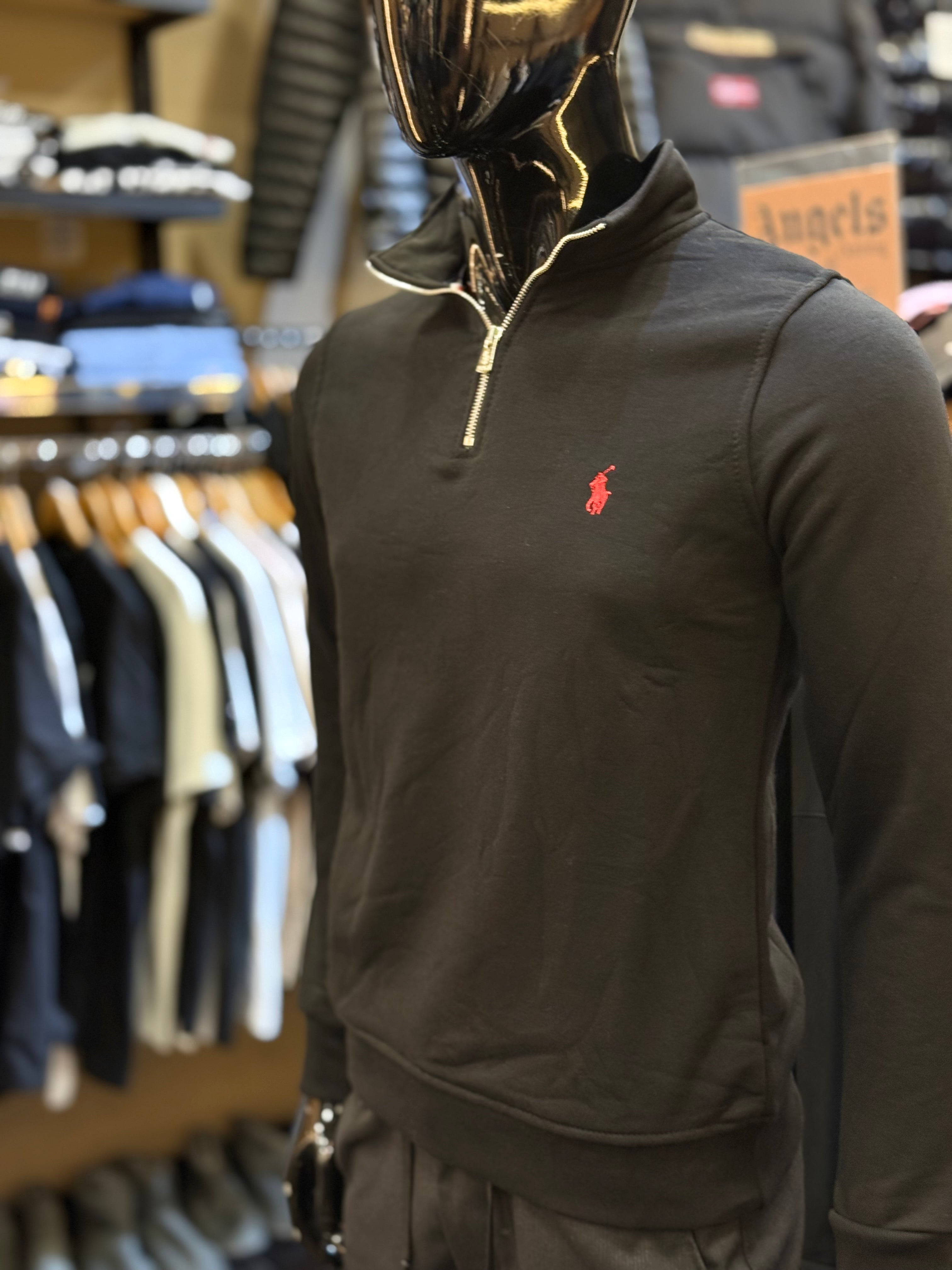 POLO zipper μαύρο  WIJ 28