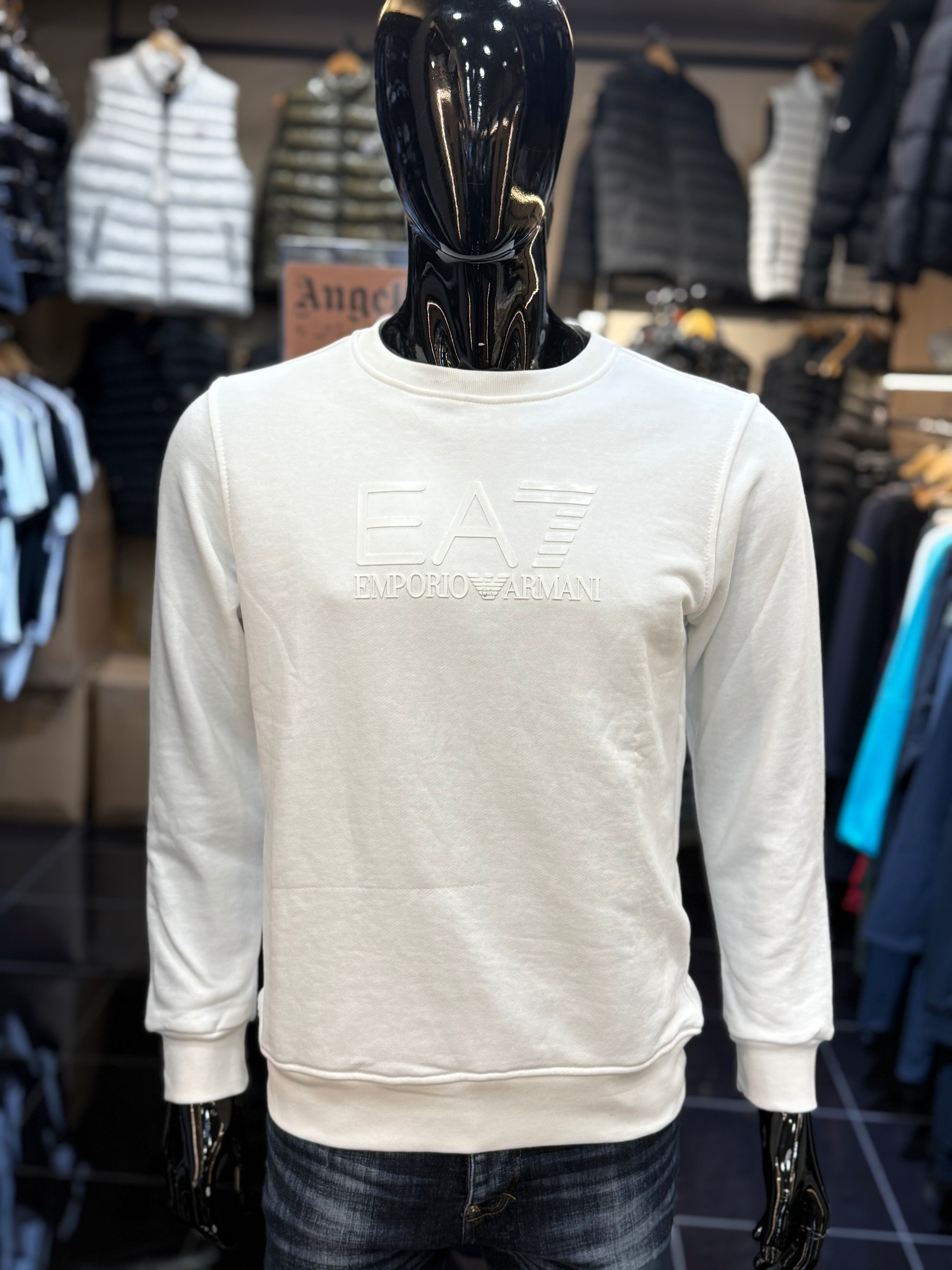 EA7 Φούτερ λευκό RD850