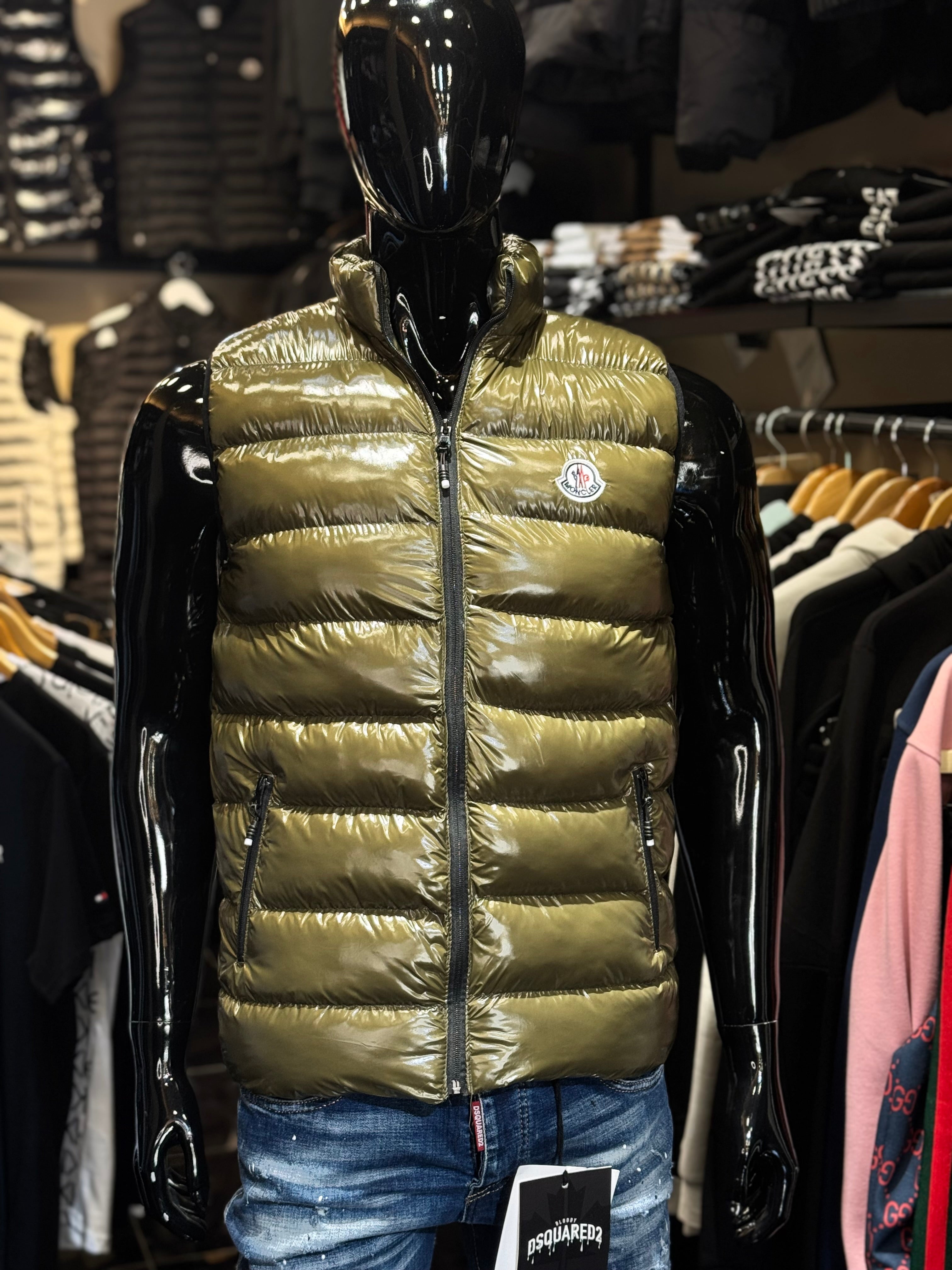 MONCLER GLOSSY HAKI V-39
