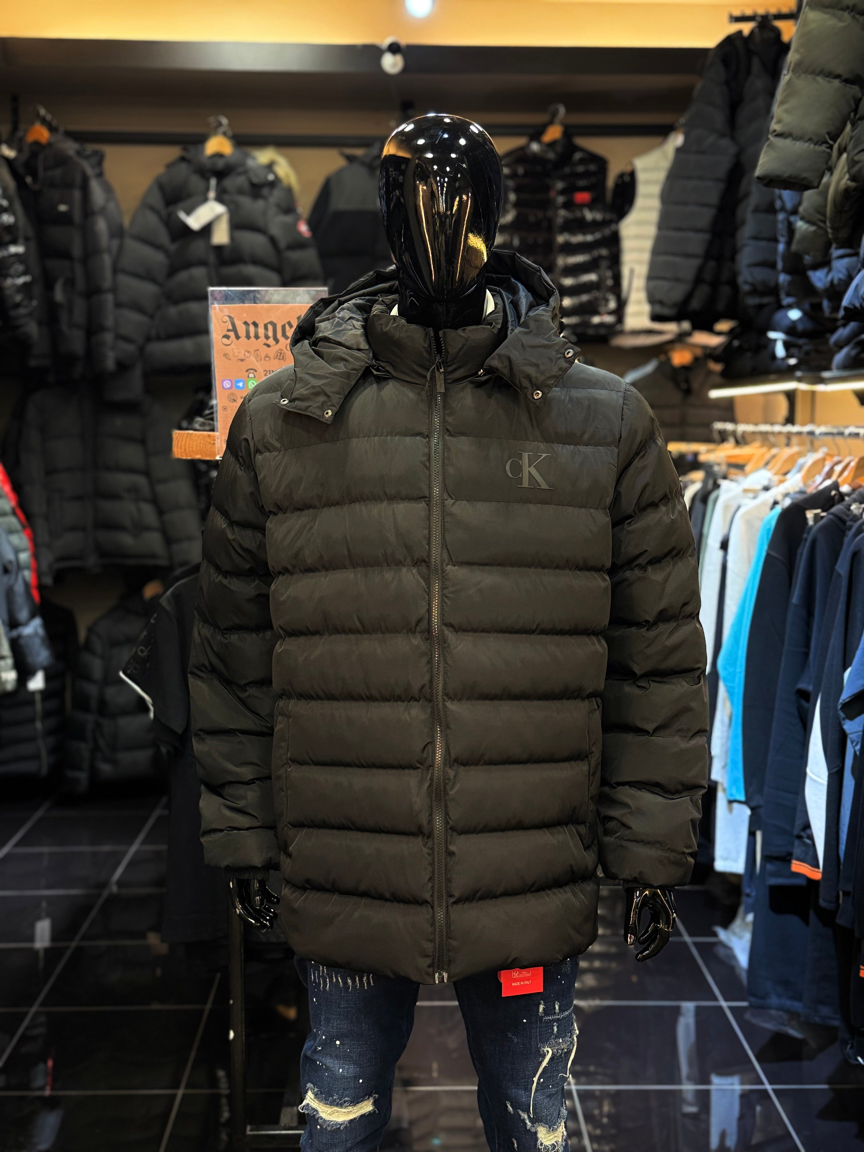 CALVIN KLEIN  μαύρο PLUS SIZE VJ- 722