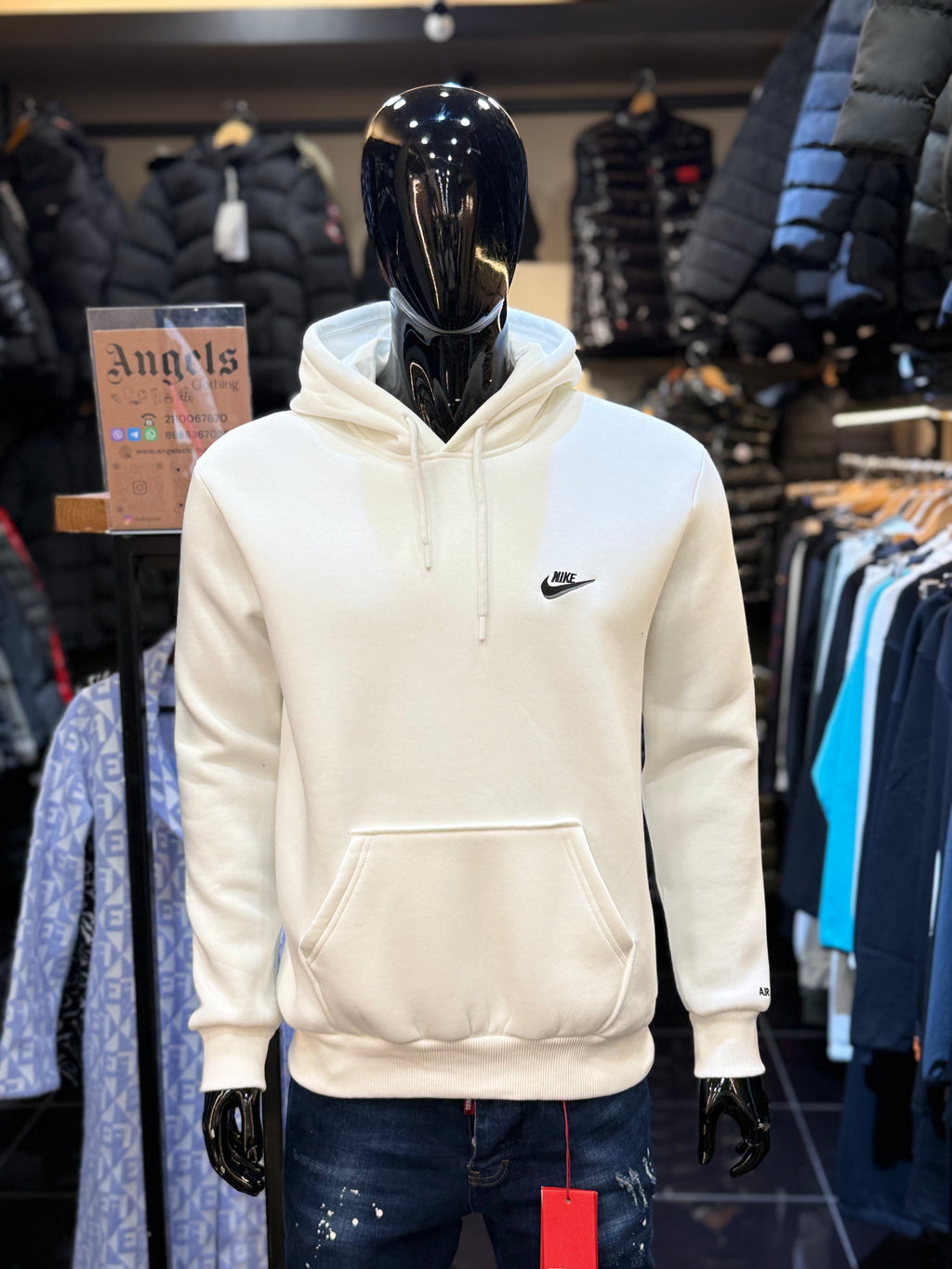 ΝΙΚΕ Φούτερ λευκό  RR 714