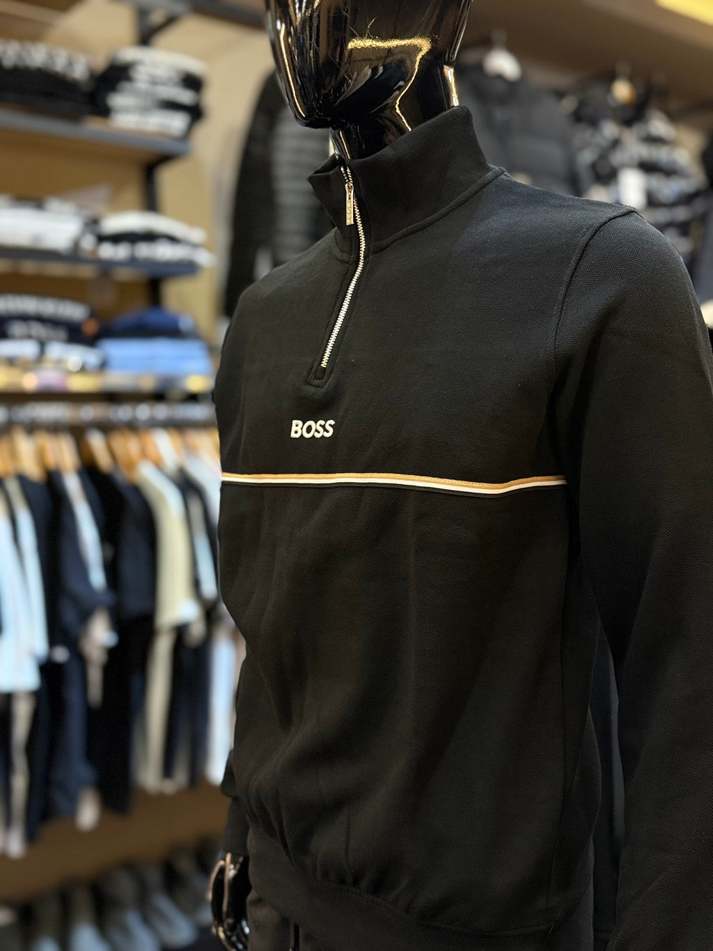 BOSS zipper μαύρο WIJ 38