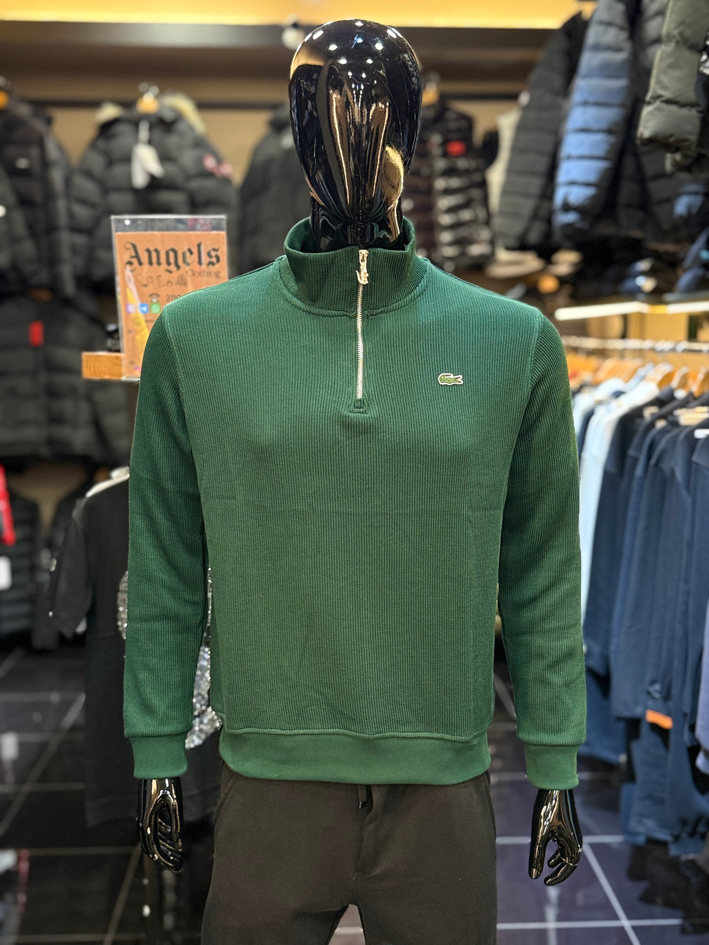 LACOSTE zipper πράσινο WIJ 40
