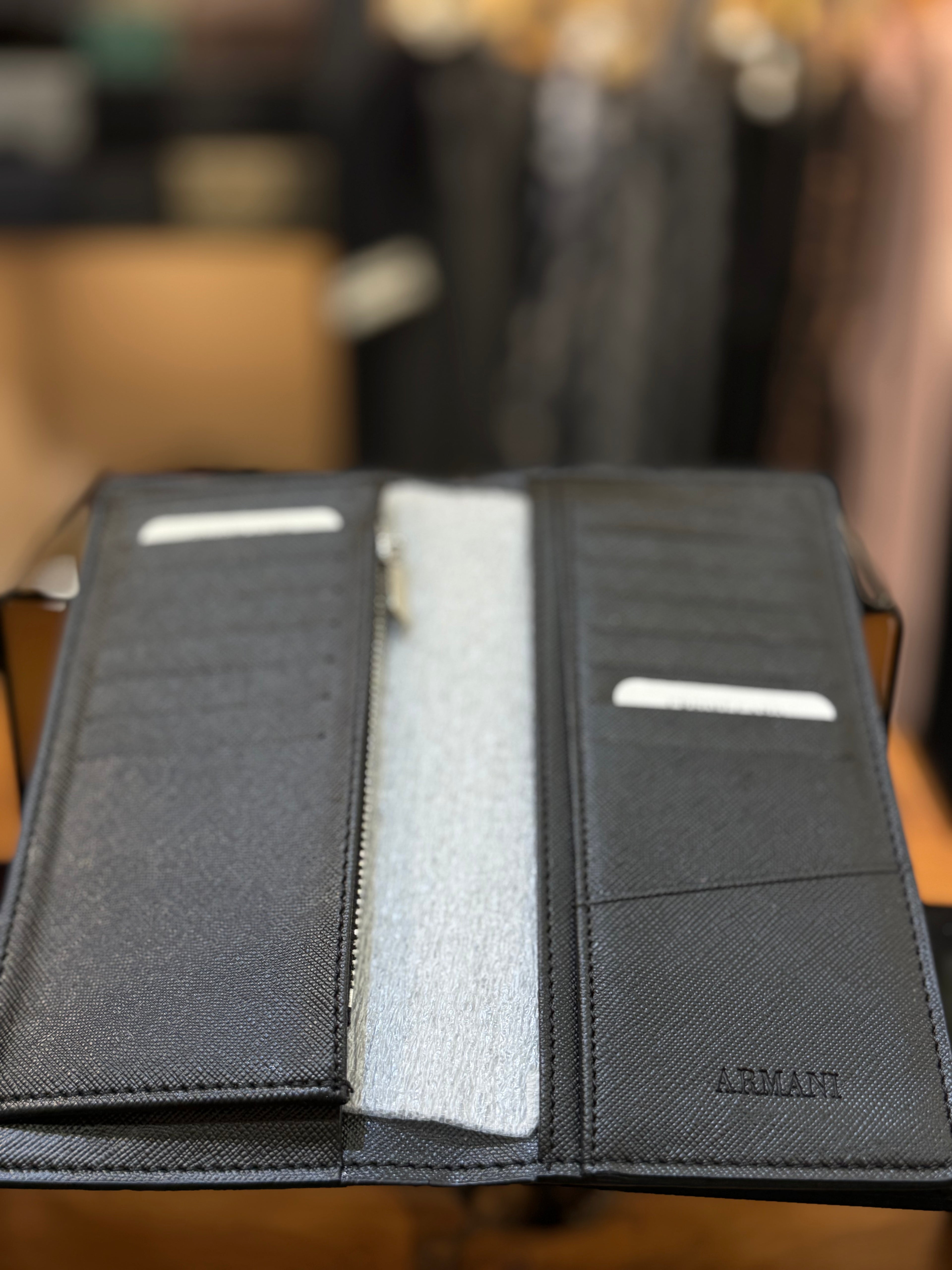 ARMANI πορτοφόλι - κινητό - καρτοθήκη  μαύρο  CVG 99