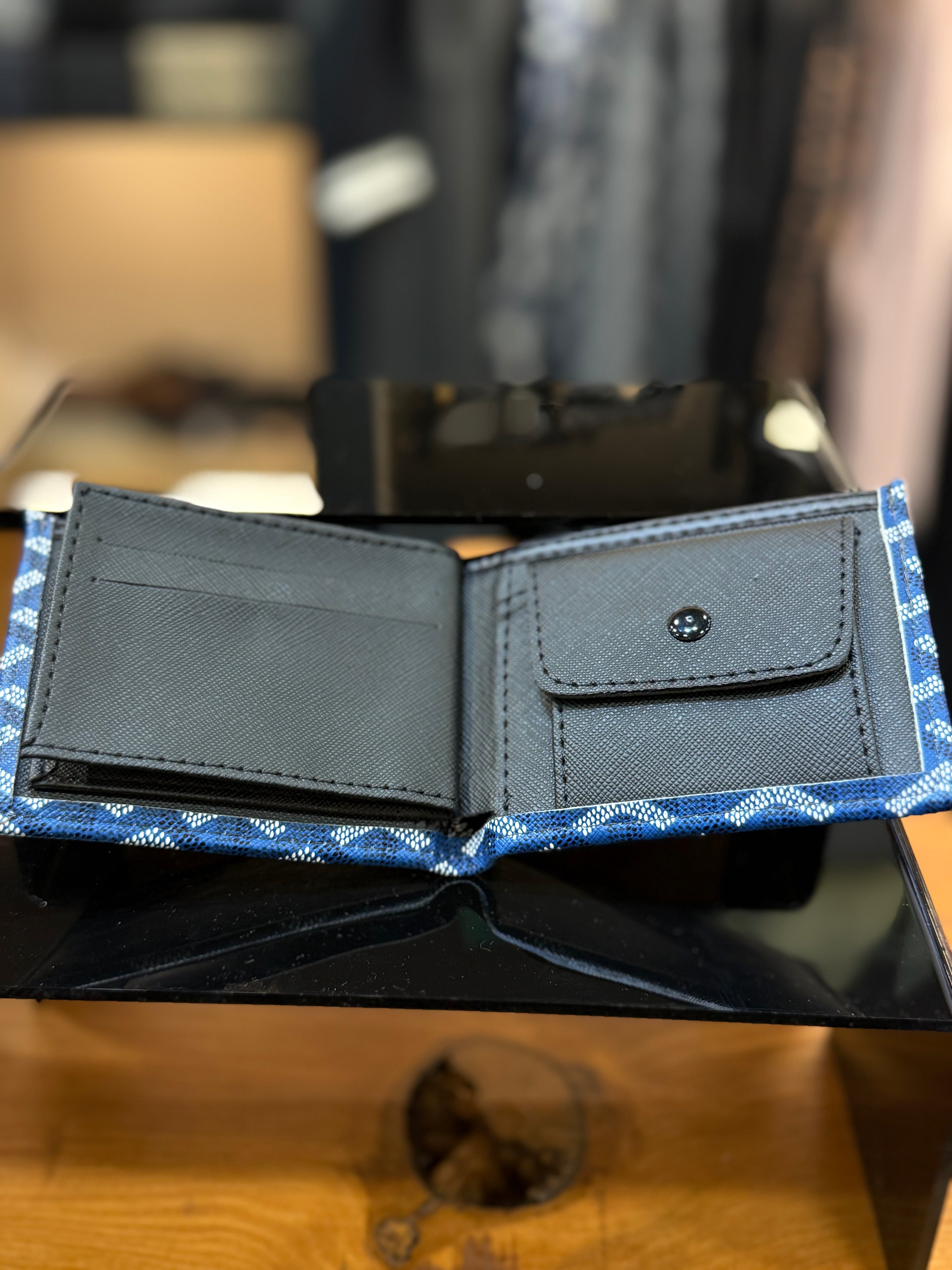 GOYARD πορτοφόλι καρτοθήκη  μπλε CVG 46