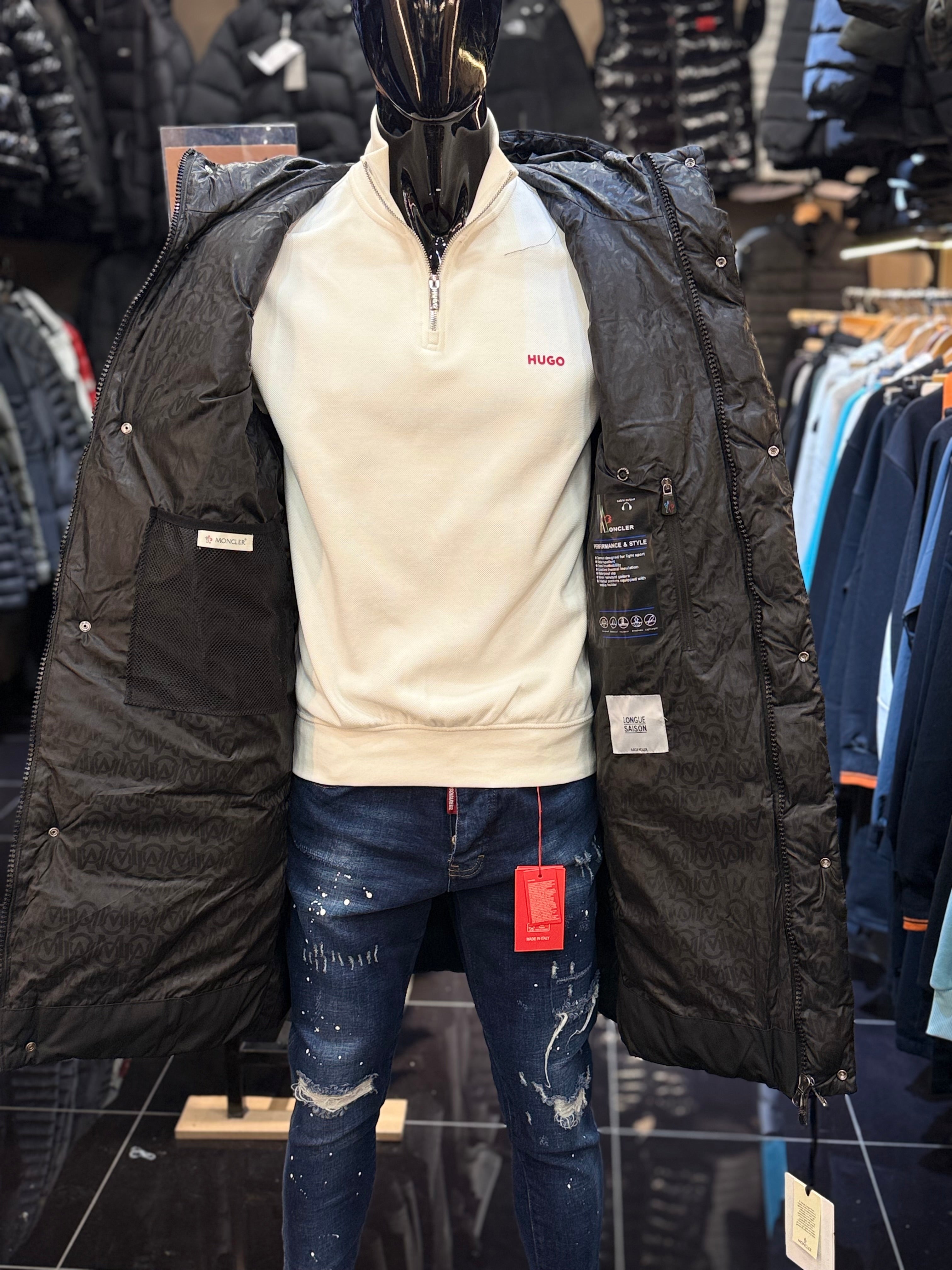 MONCLER JACKET μαύρο  B-770