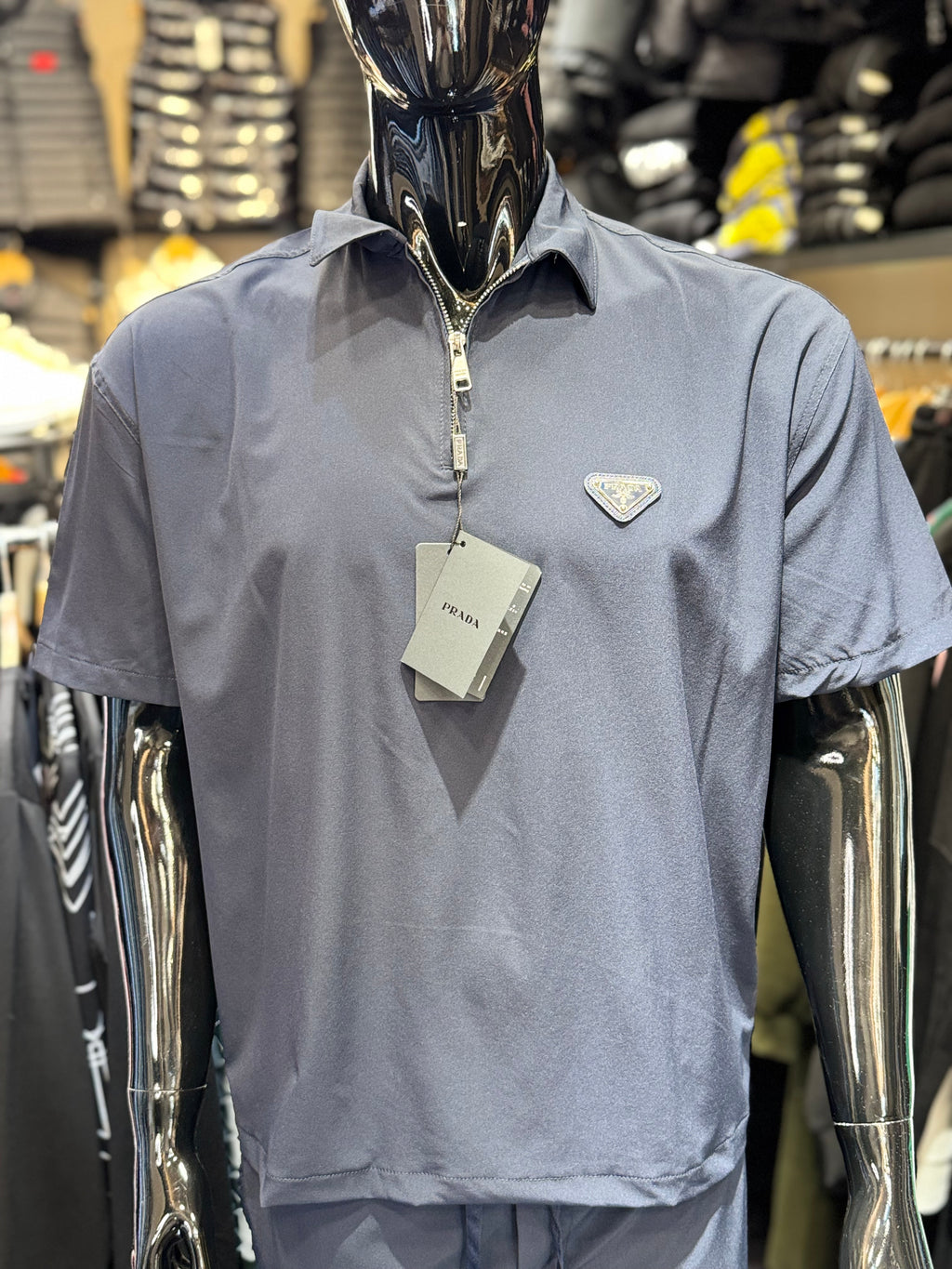 PRADA SET ΜΠΛΕ ΣΚΟΥΡΟ G-040