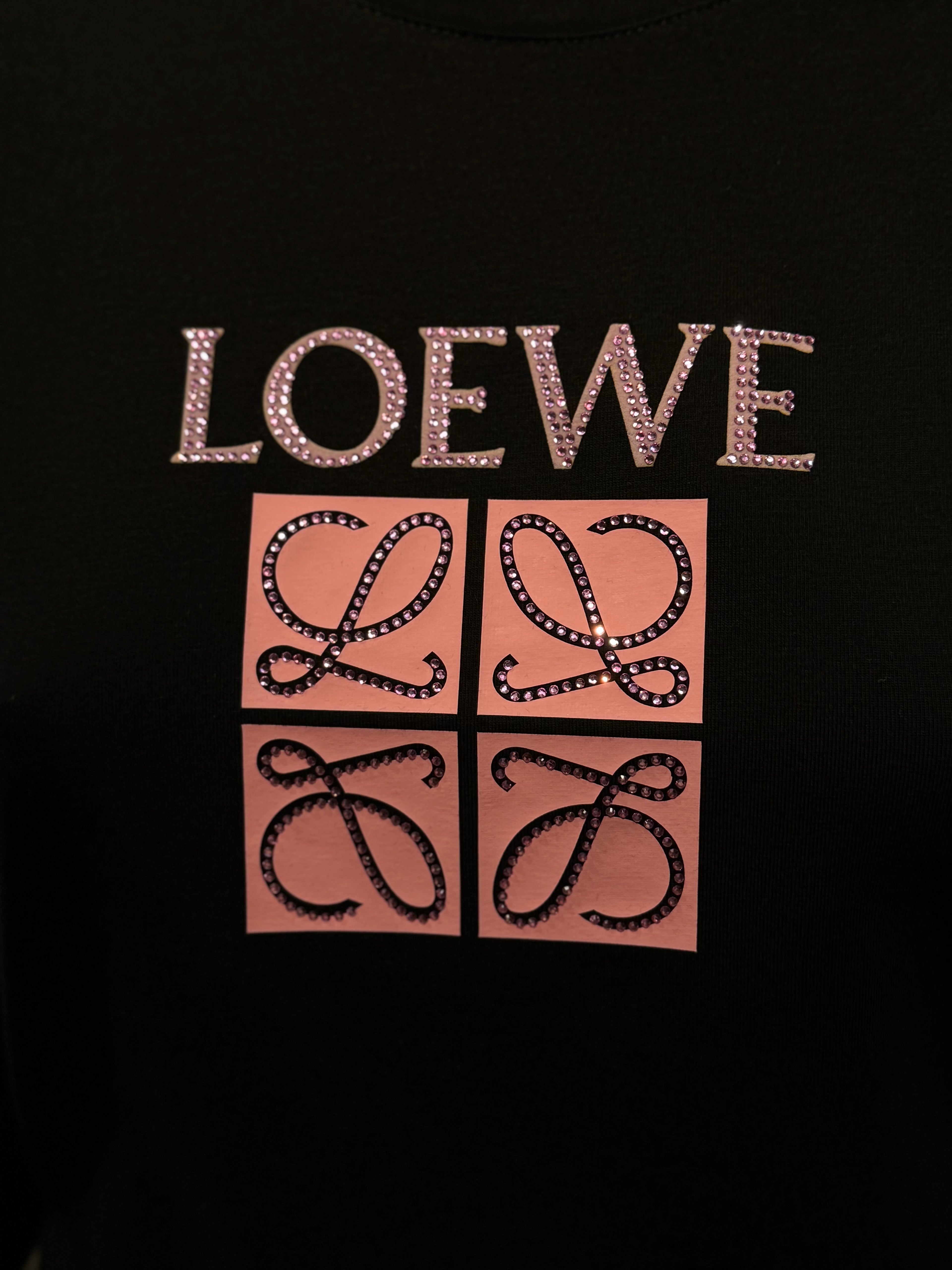 LOEWE T-SHIRT ΜΑΥΡΟ N-020