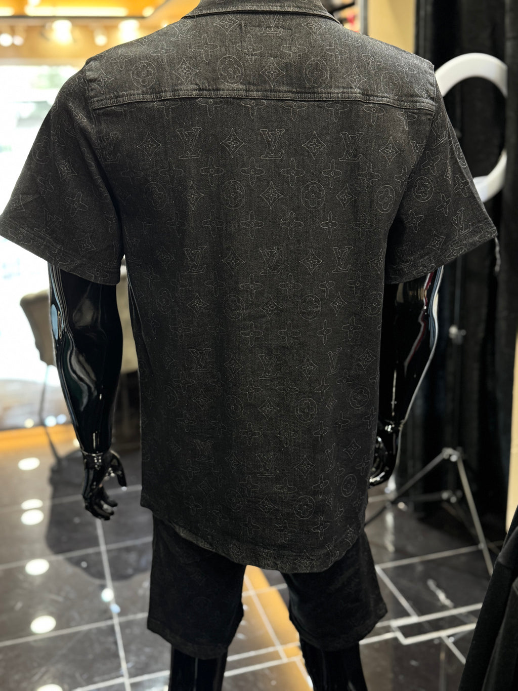 LOUIS VUITTON SET ΣΚΟΥΡΟ JEAN / ΜΑΥΡΟ Ζ-035