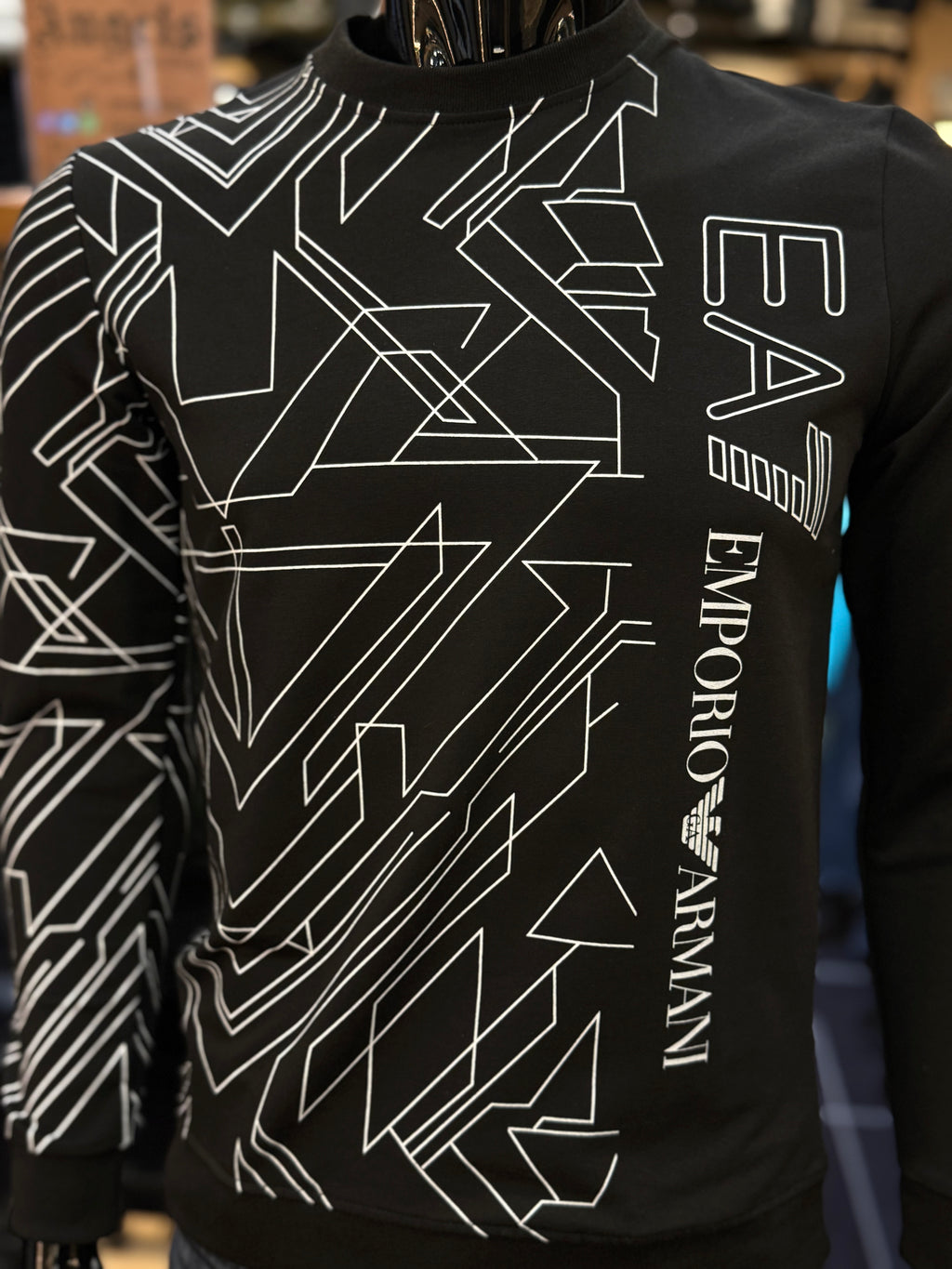 EA7 Φούτερ μαύρο  RD871