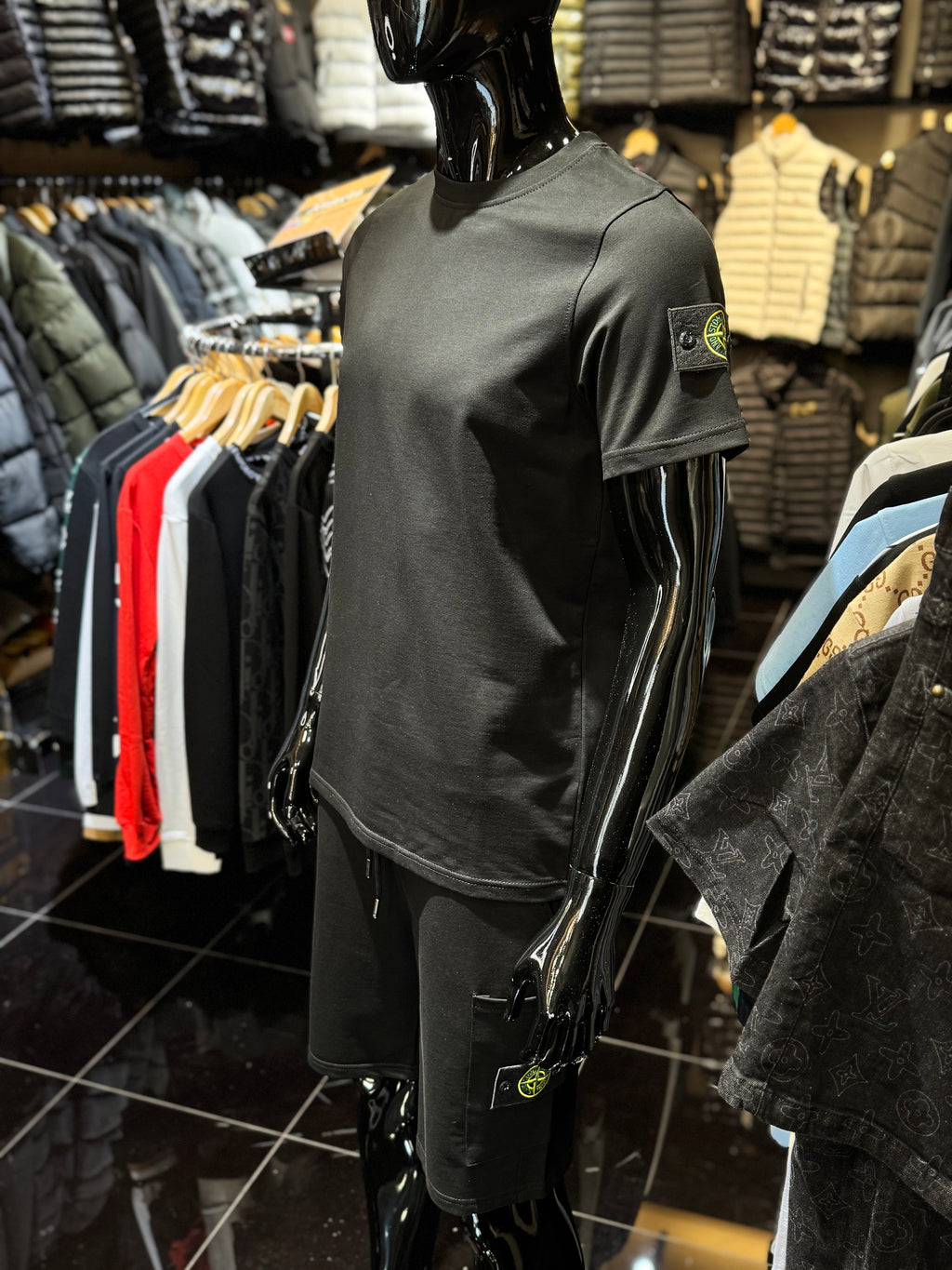 STONE ISLAND SET ΜΑΥΡΟ  Ζ-030