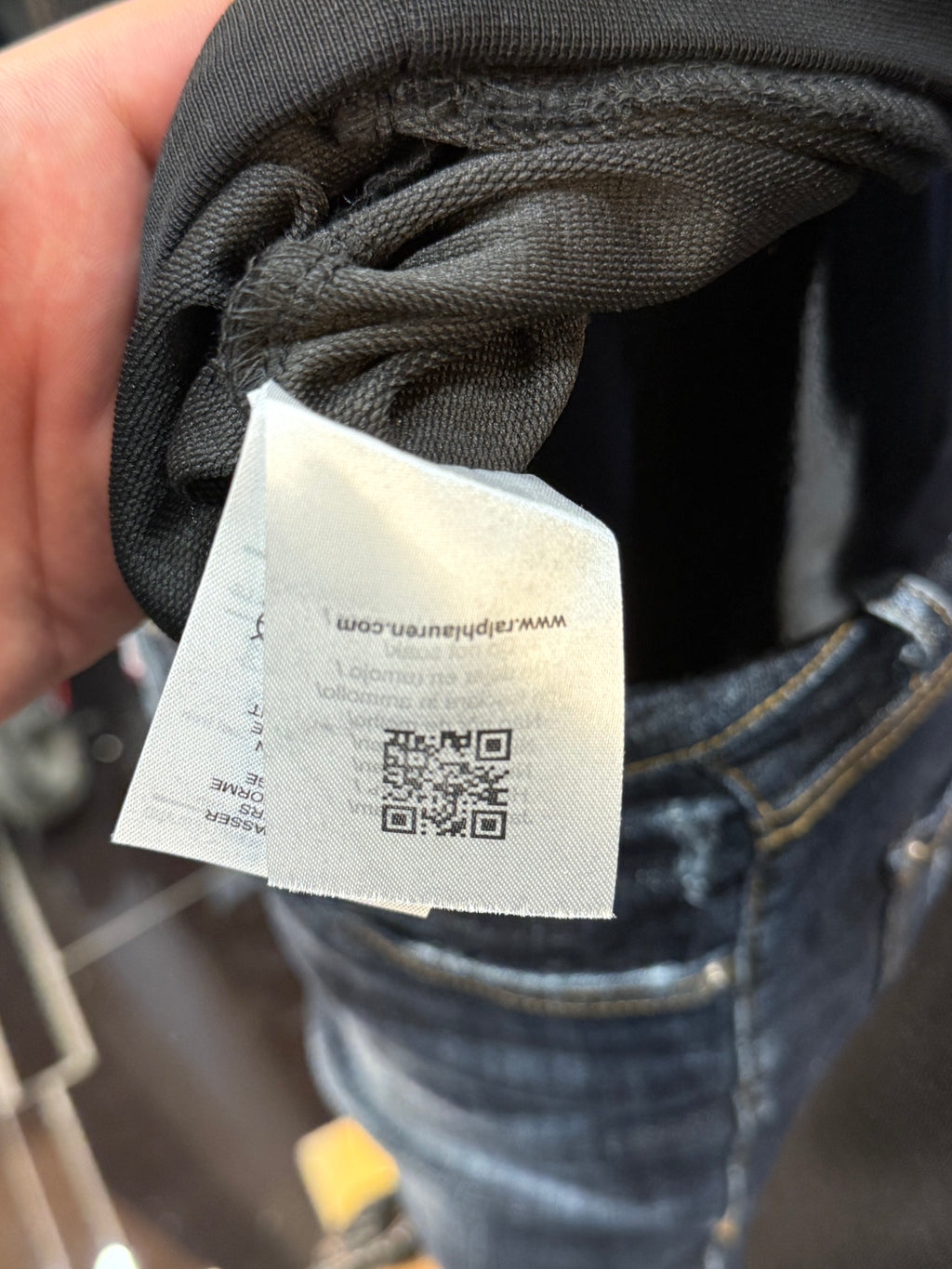 Polo Φούτερ μαύρο  RD881