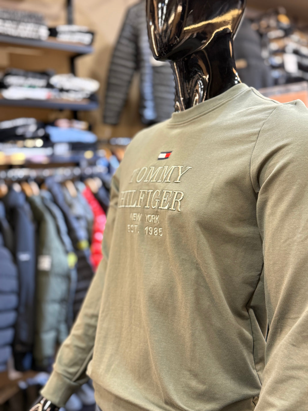 Tommy Hilfiger Φούτερ χακί RD876